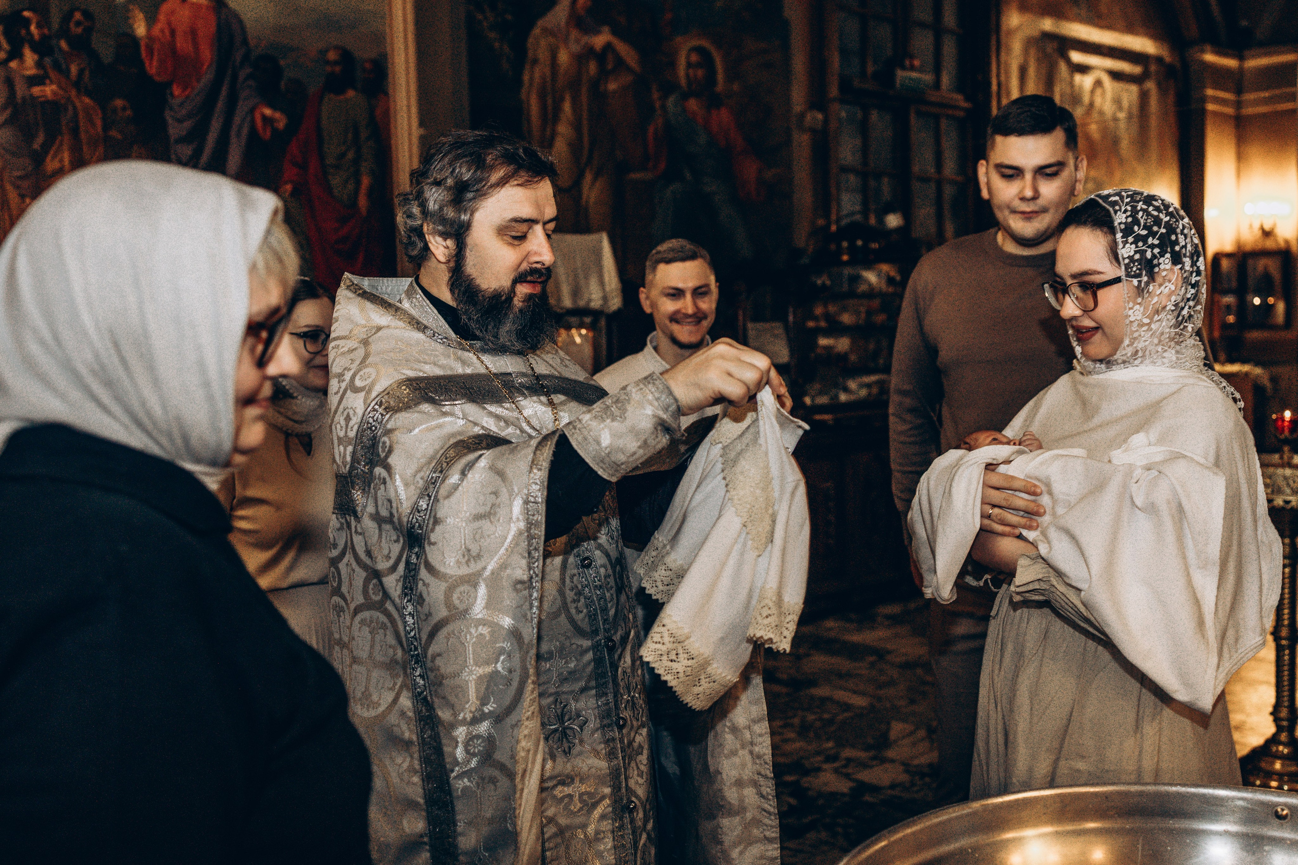 Крещение в Храме Воскресения Словущего в Даниловской Слободе. Главная