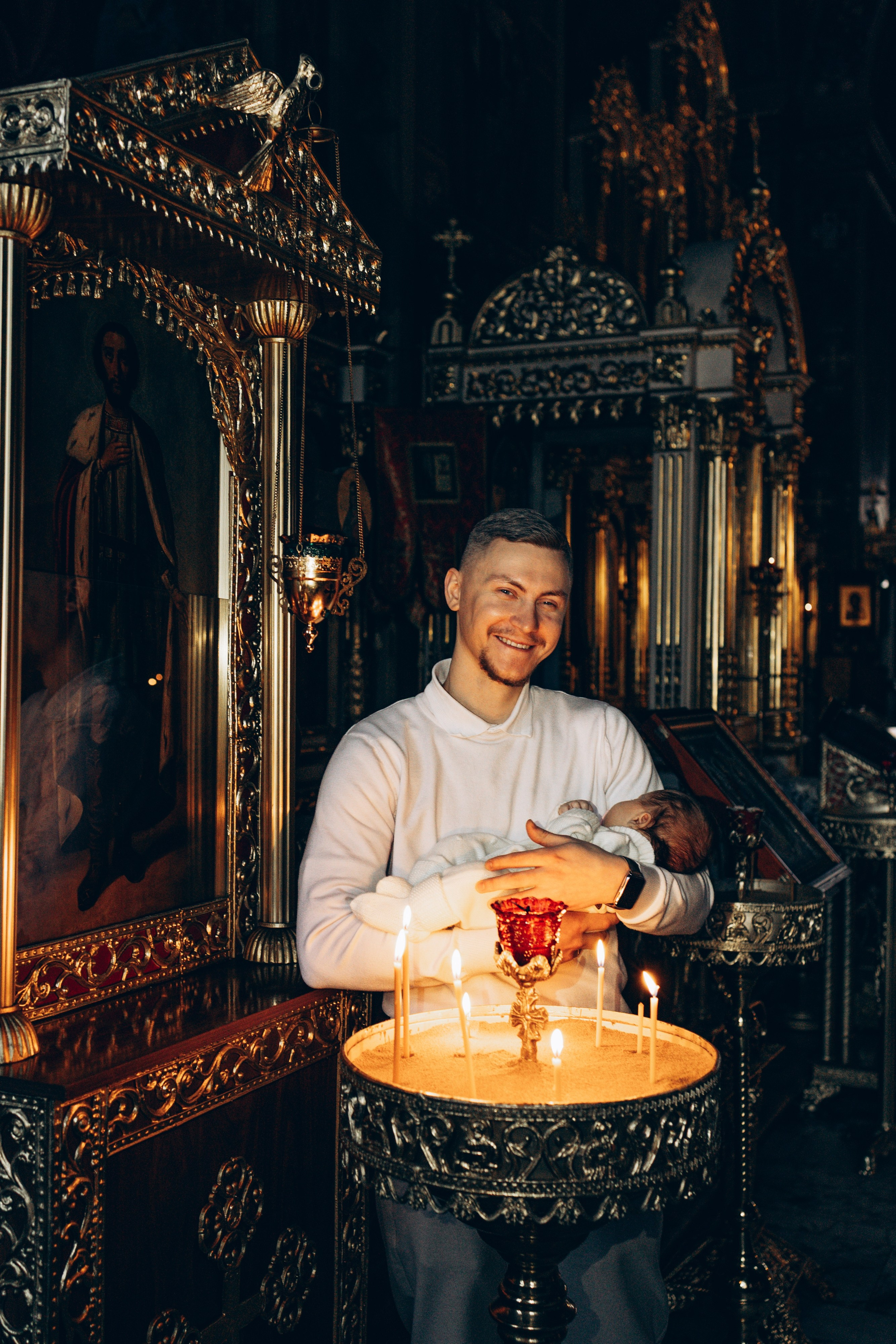 Крещение в Храме Воскресения Словущего в Даниловской Слободе. Главная