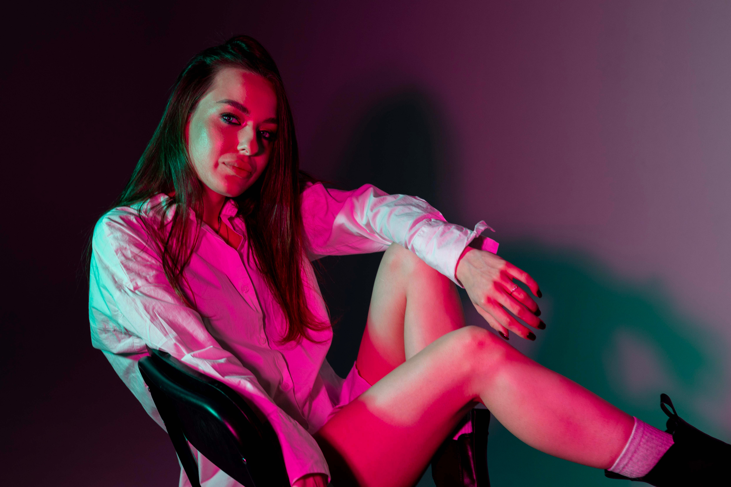 Студийная съемка в One Room для Лики. Профессиональный фотограф Максим Романов в городе Хабаровске