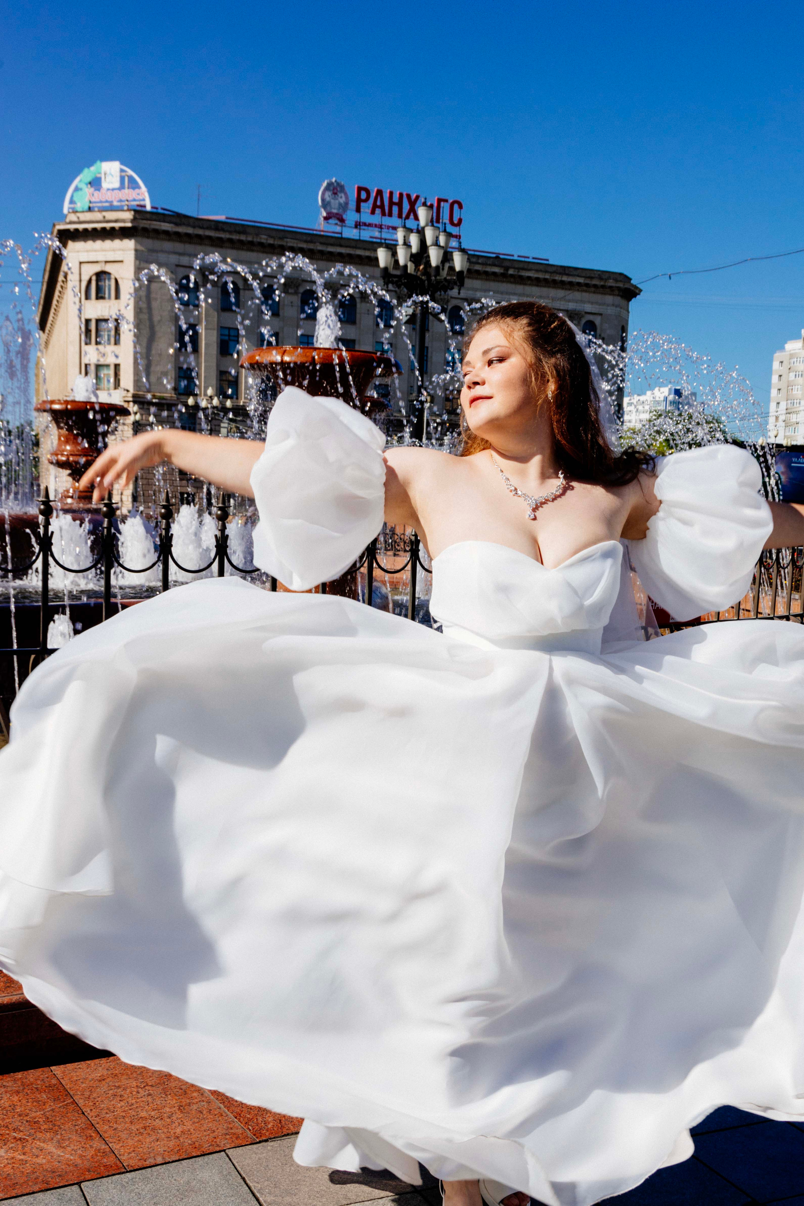 Свадебная фотосессия Лилии и Романа. Профессиональный фотограф Максим Романов в городе Хабаровске