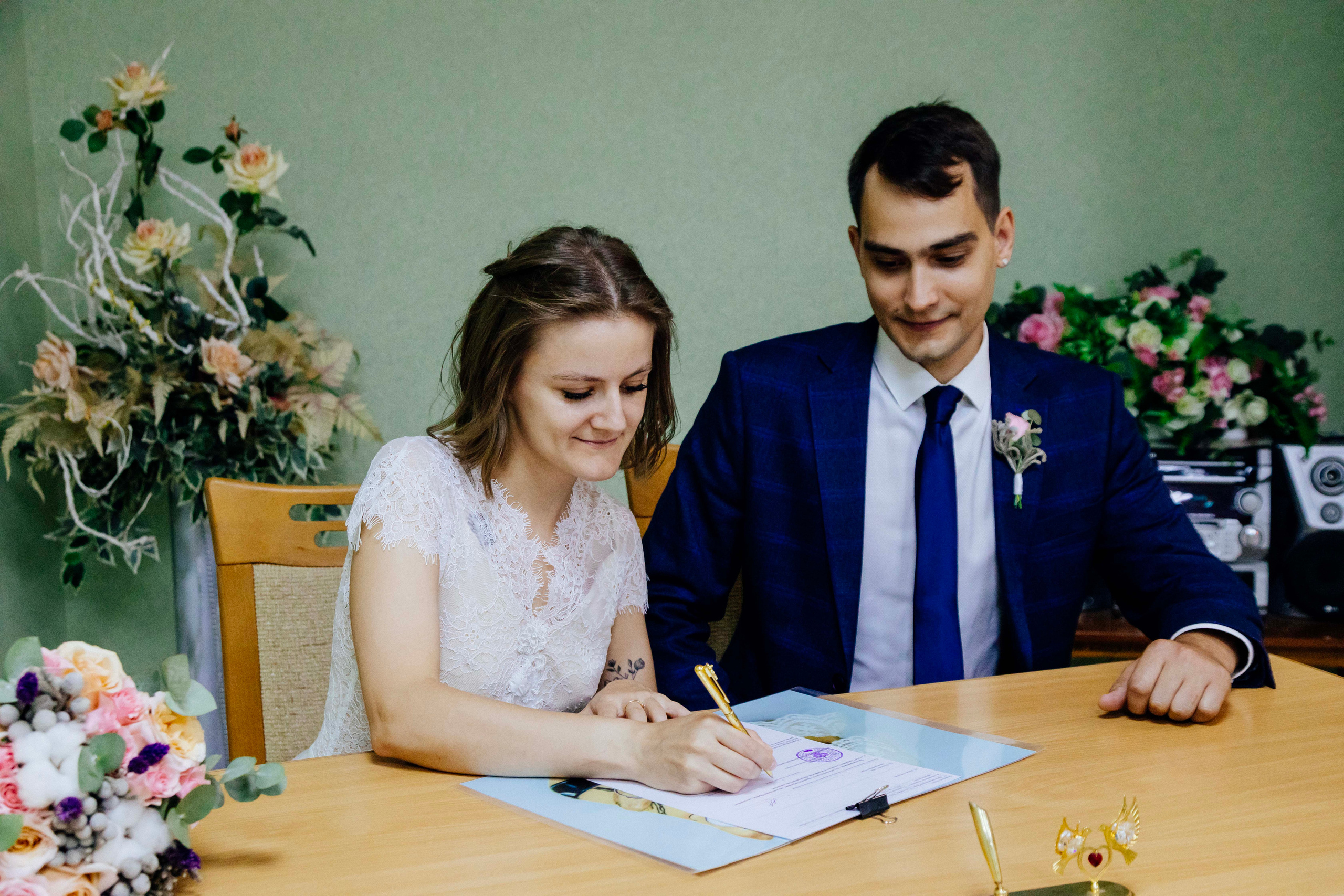 Свадебная фотосессия Марины и Константина. Профессиональный фотограф Максим Романов в городе Хабаровске