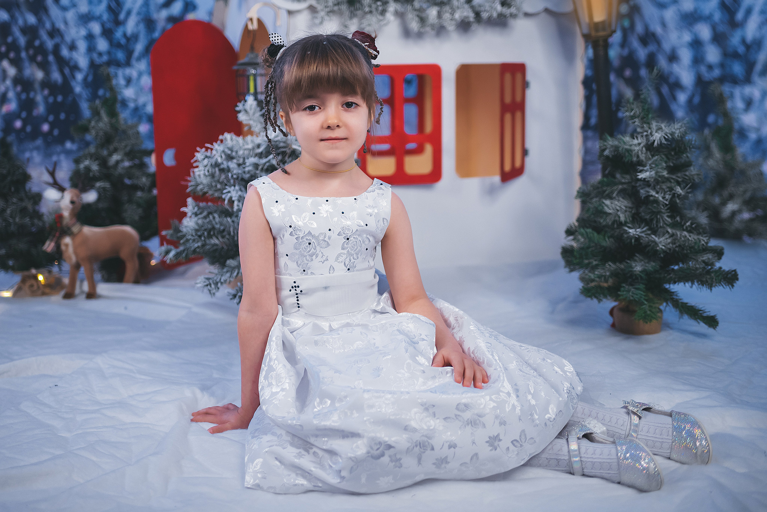 Проект «Новогодний домик». Семейный и детский фотограф в Тейково