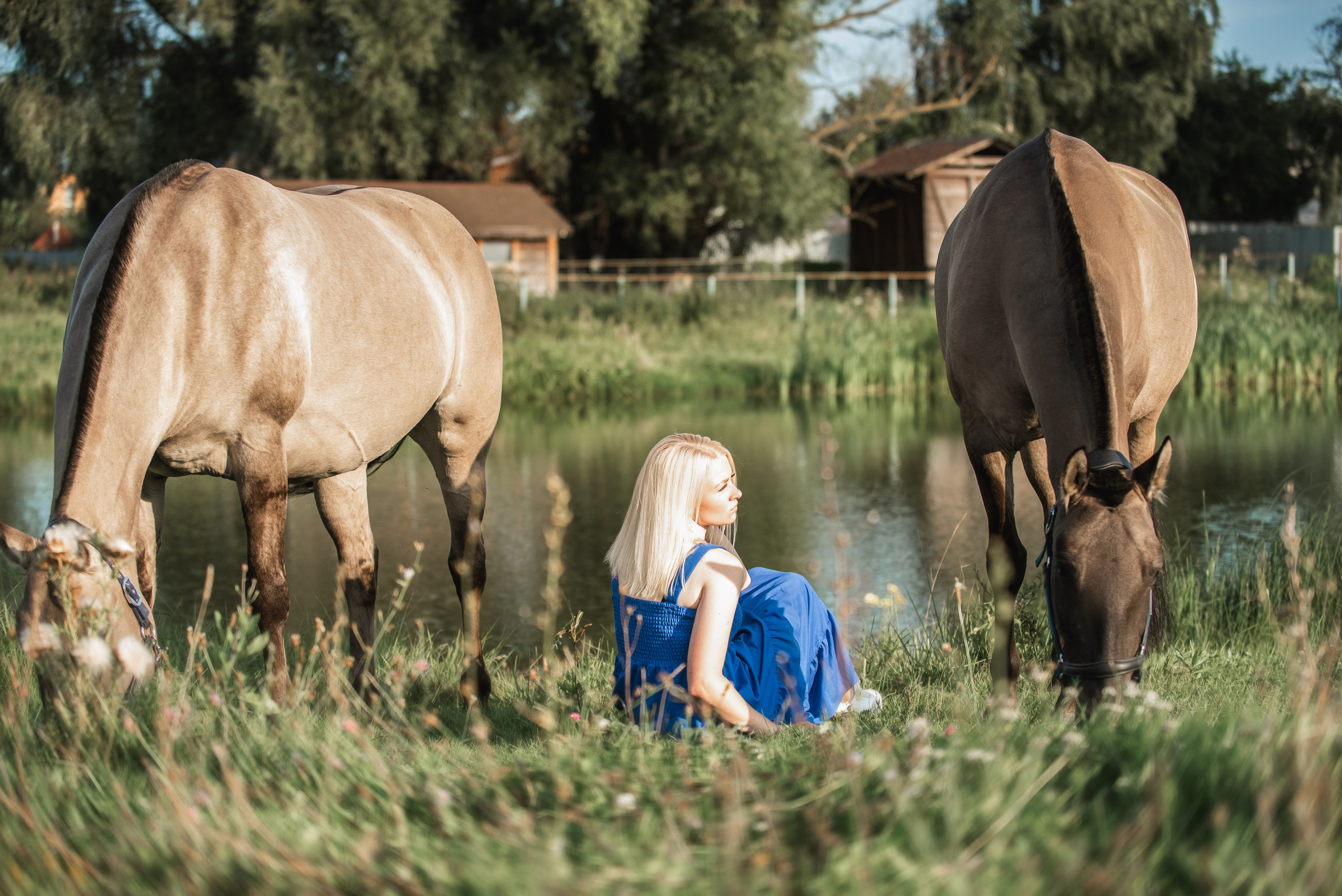 Катя SedlaMSK и Кася с Габи. Конный фотограф Куракина Дарья • Фотосессии с лошадьми