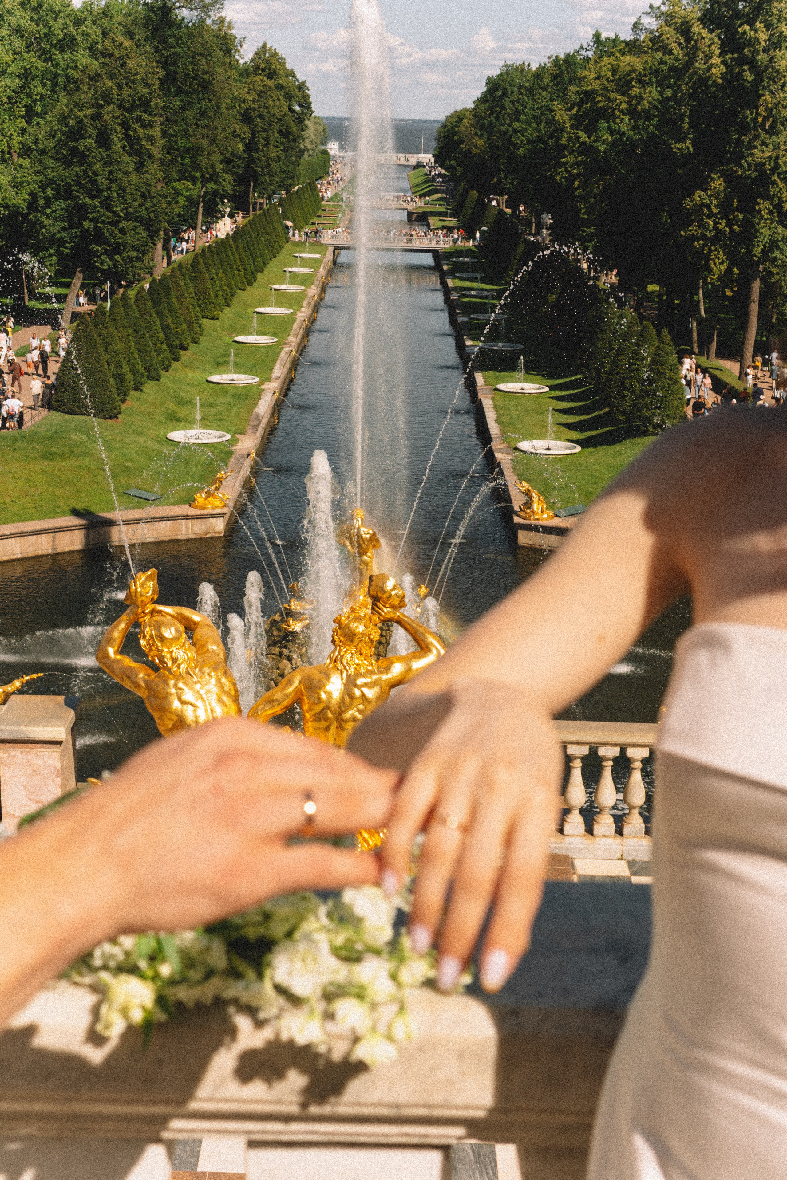 СВАДЕБНАЯ СЬЕМКА В ПЕТЕРГОФЕ И СЬЕМКА РЕПОРТАЖА В ЗАГСЕ ПЕТЕРГОФА. Профессиональный фотограф, Санкт-Петербург — Виктория Богомолова