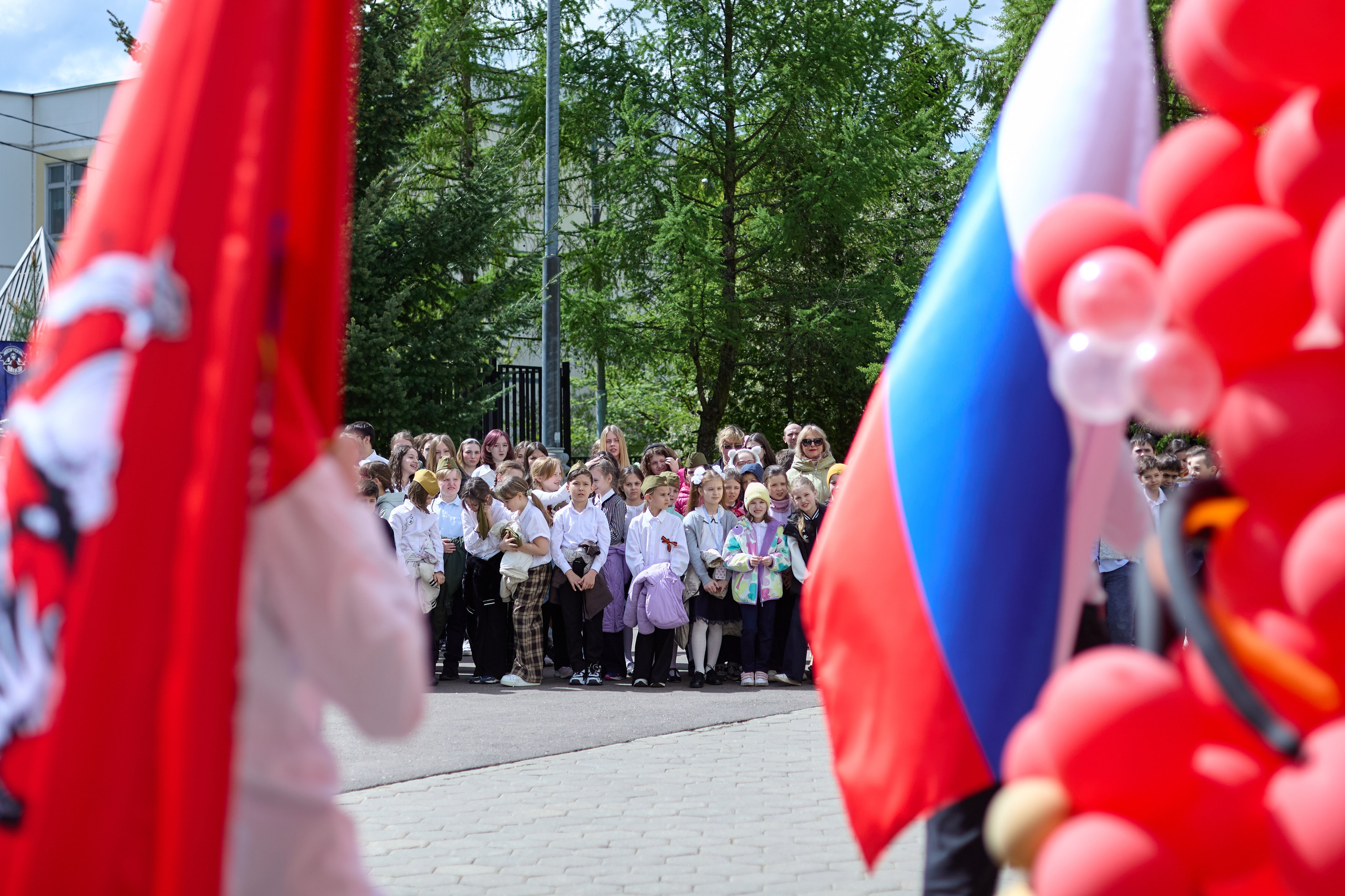 День Победы — школа Тропарево. Фотограф в Москве Илья