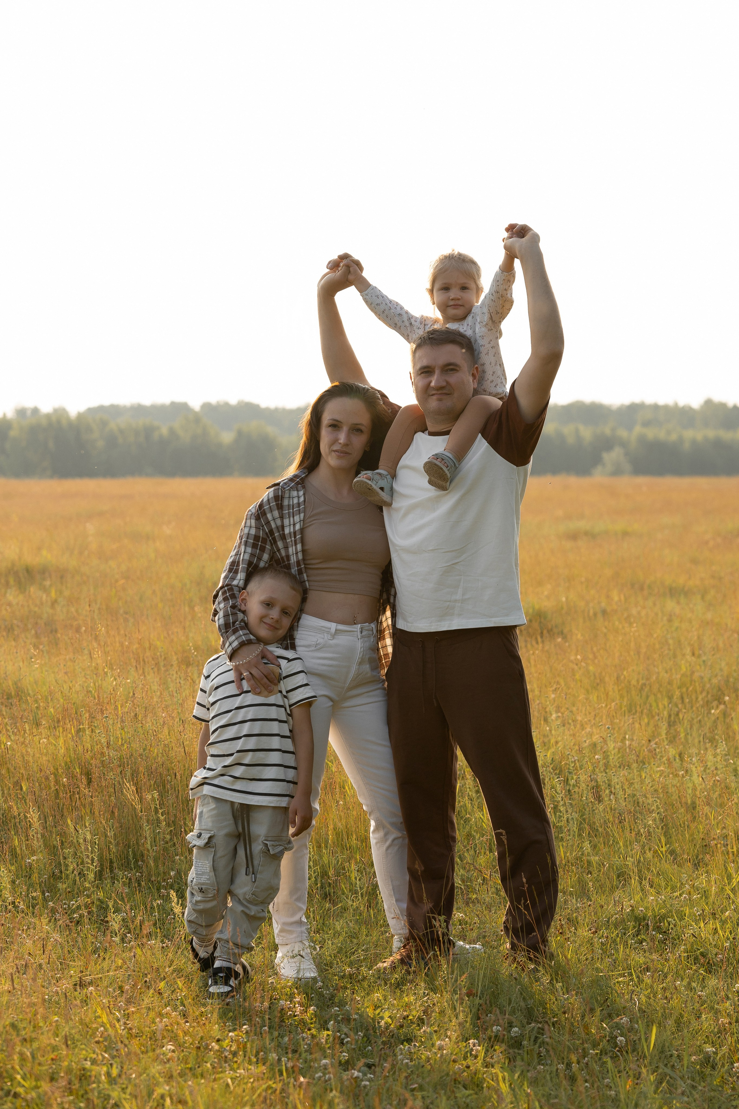 В поле. Семейный и свадебный фотограф в Челябинске Мария Леонтьева