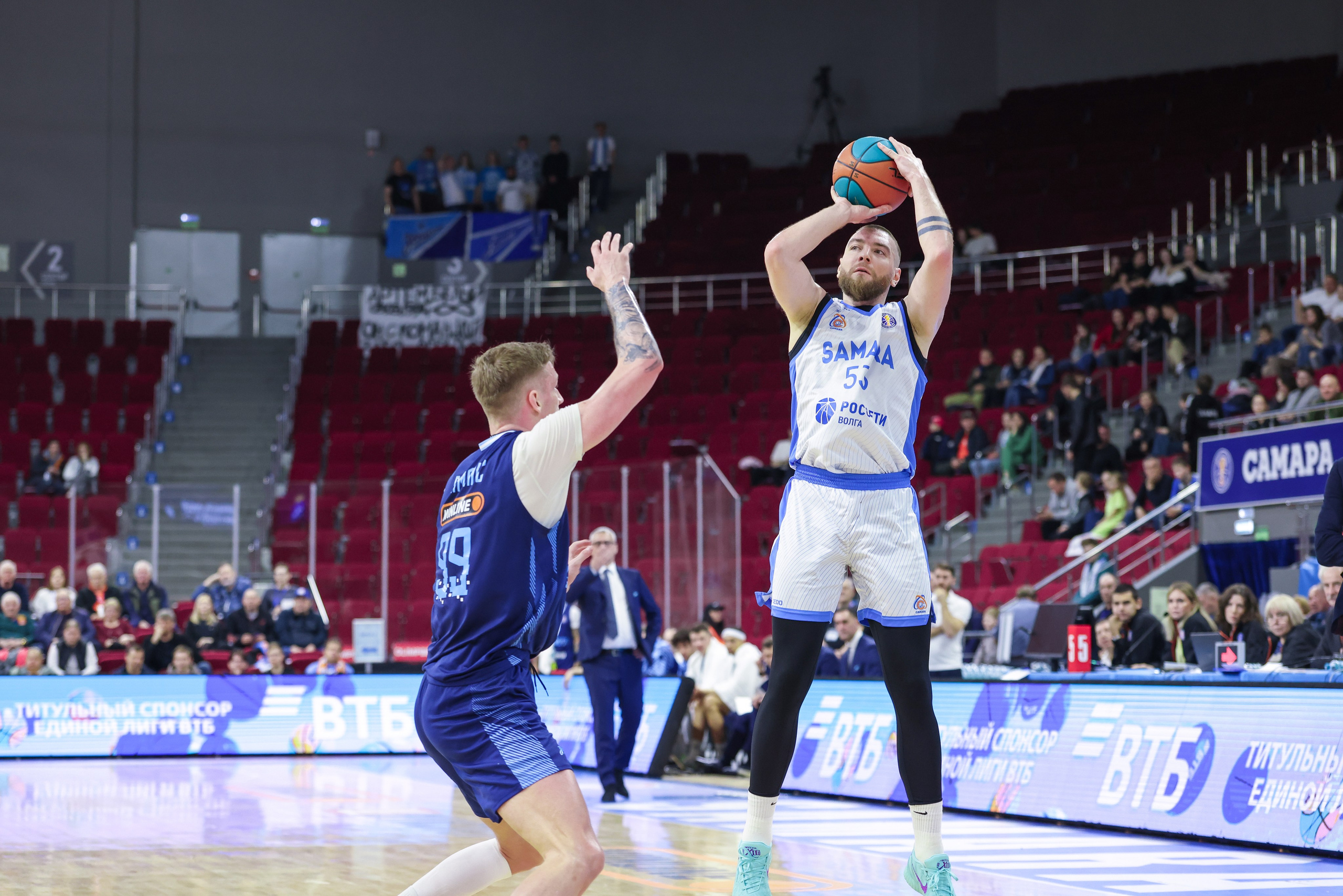 Баскетбол. Самара — Зенит. Единая лига ВТБ. Спортивный фотограф в Самаре