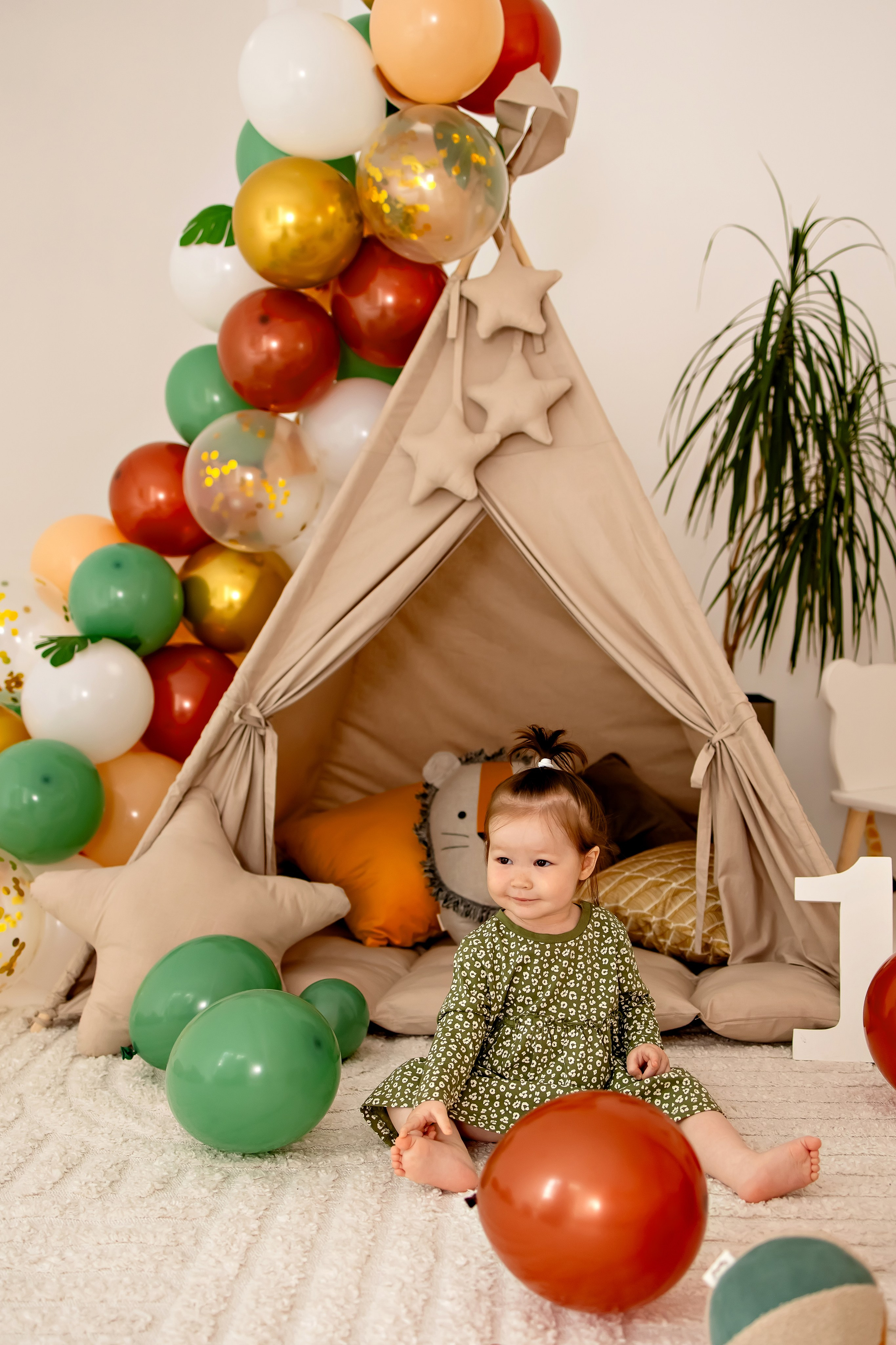 Алина 1 годик. Семейный и детский фотограф Оля в Тюмени