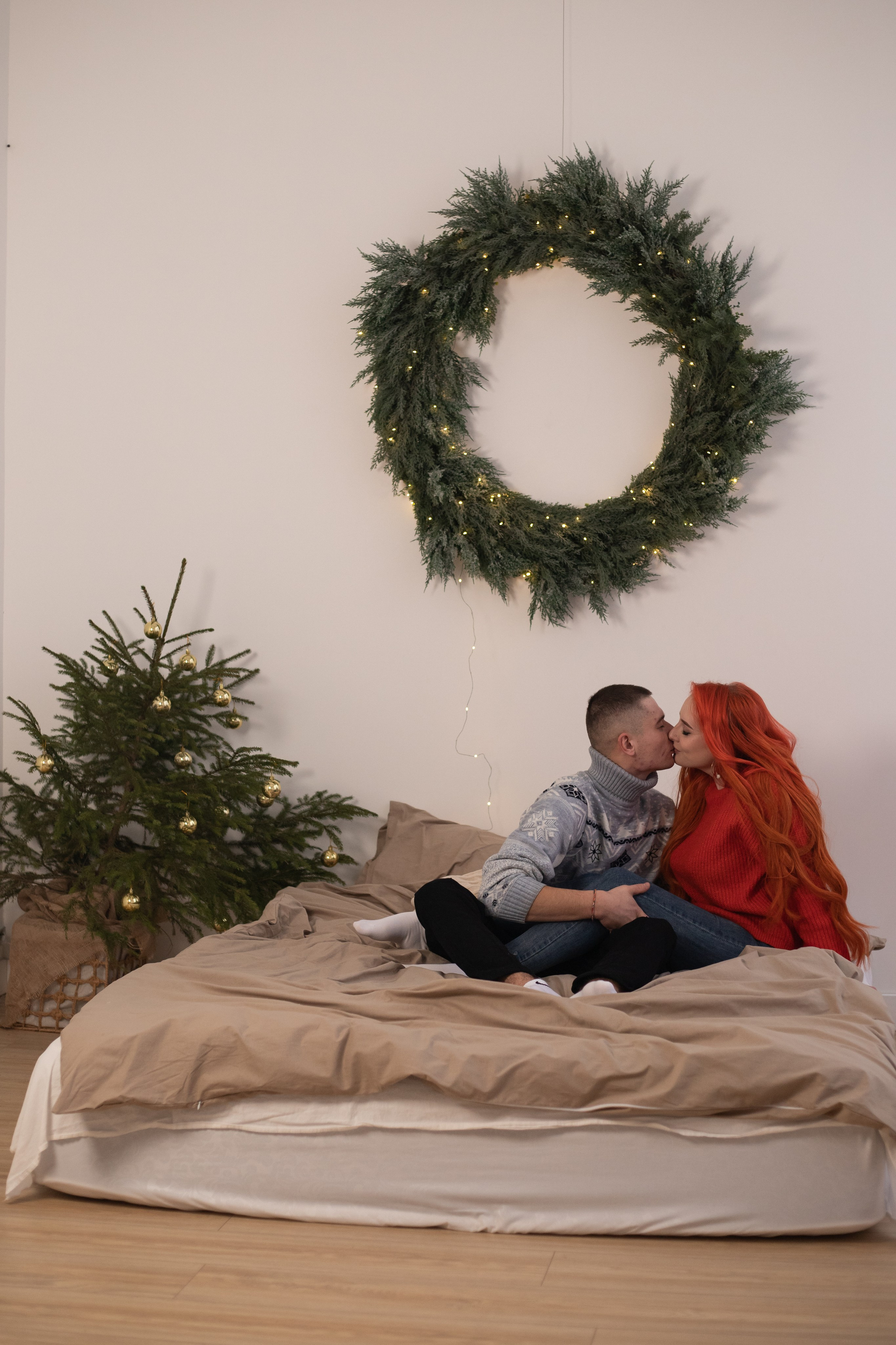 Наташа и Сергей. Парная новогодняя фотосессия. Фотограф Киржач/Москва_Екатерина Мартынова