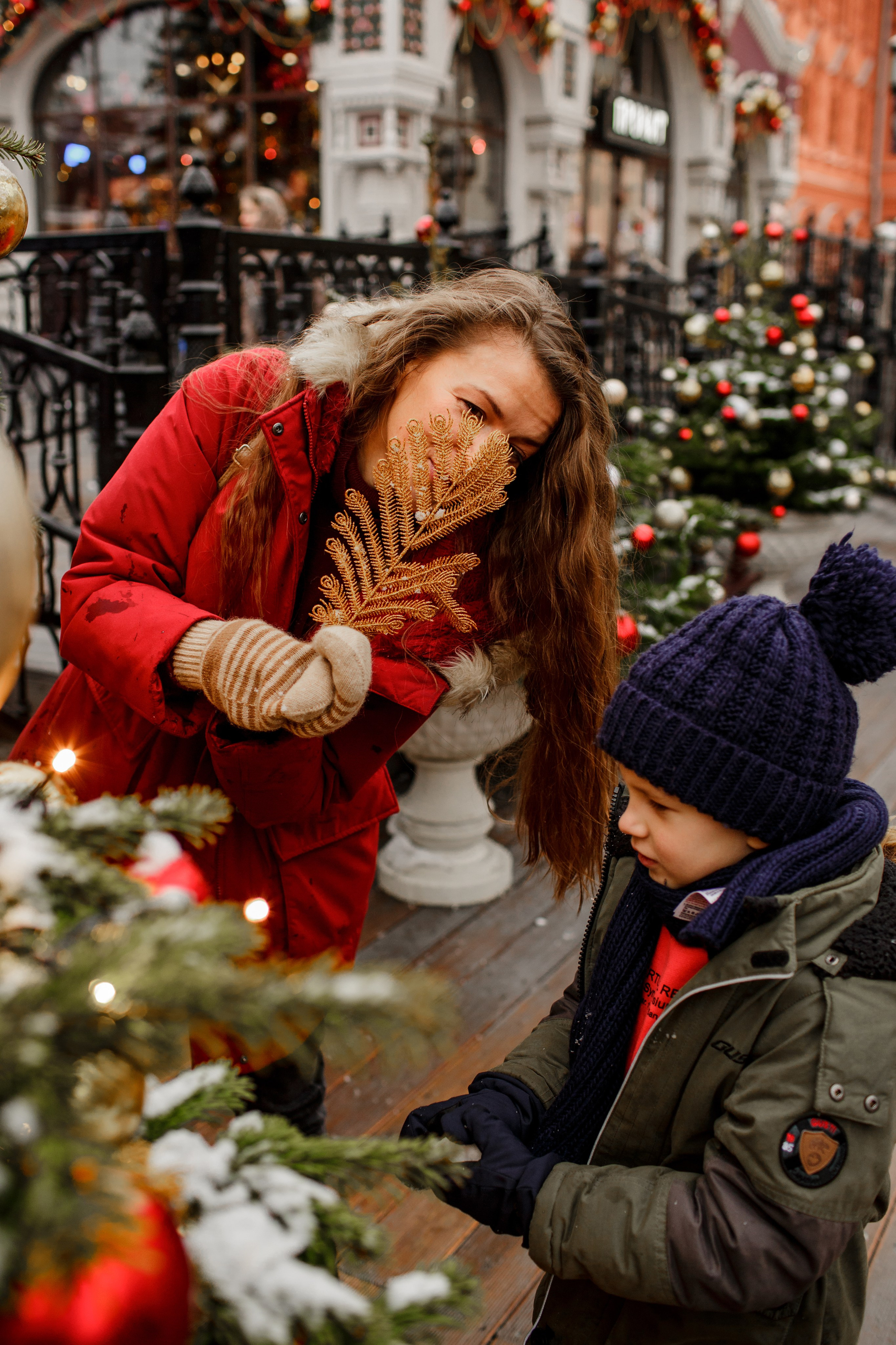 Новогодняя фотопрогулка в Москве. Свадебный фотограф Кирилл Белый