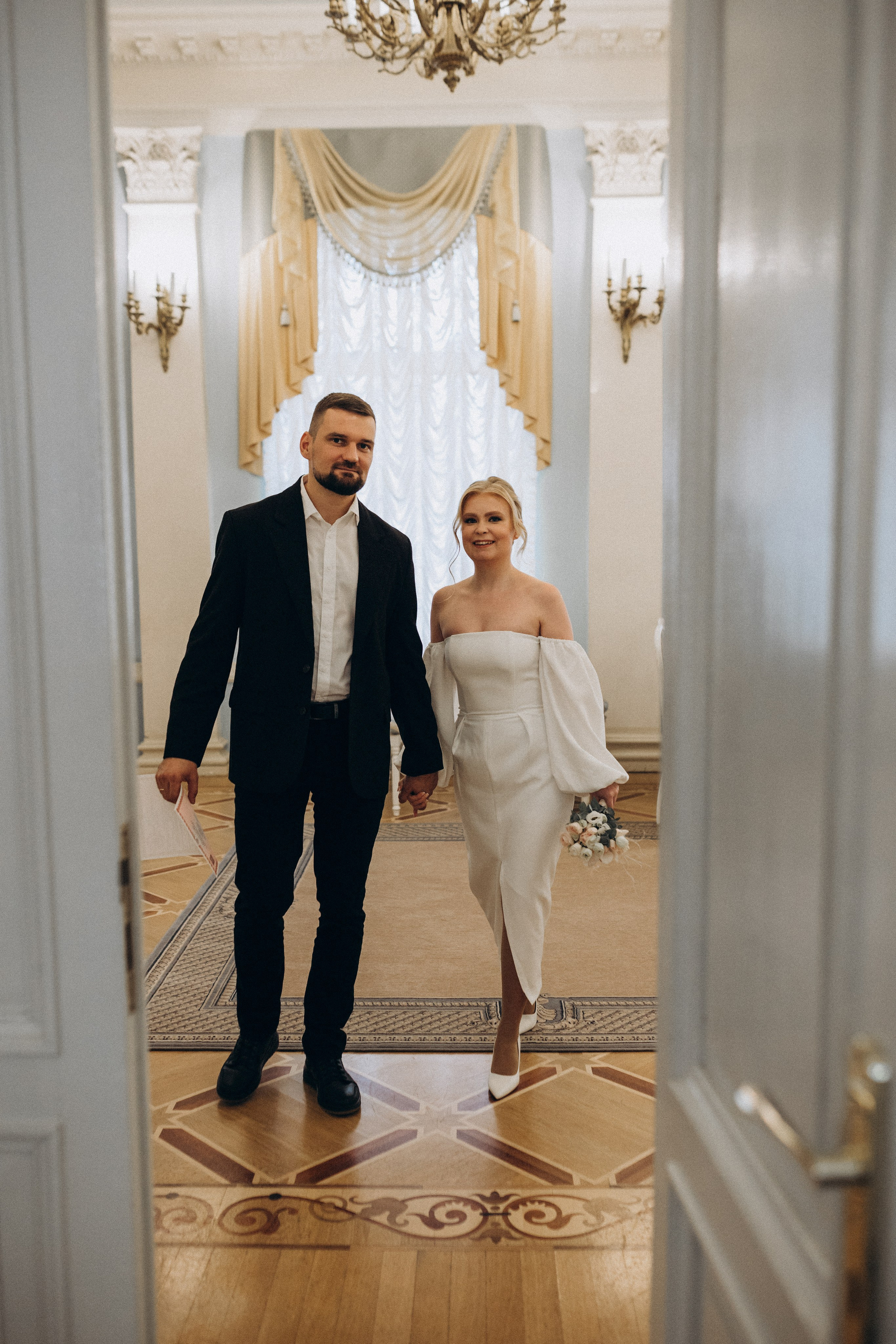 Михаил и Анастасия | Загс Кировского района. Свадебный и love story фотограф в Санкт-Петербурге