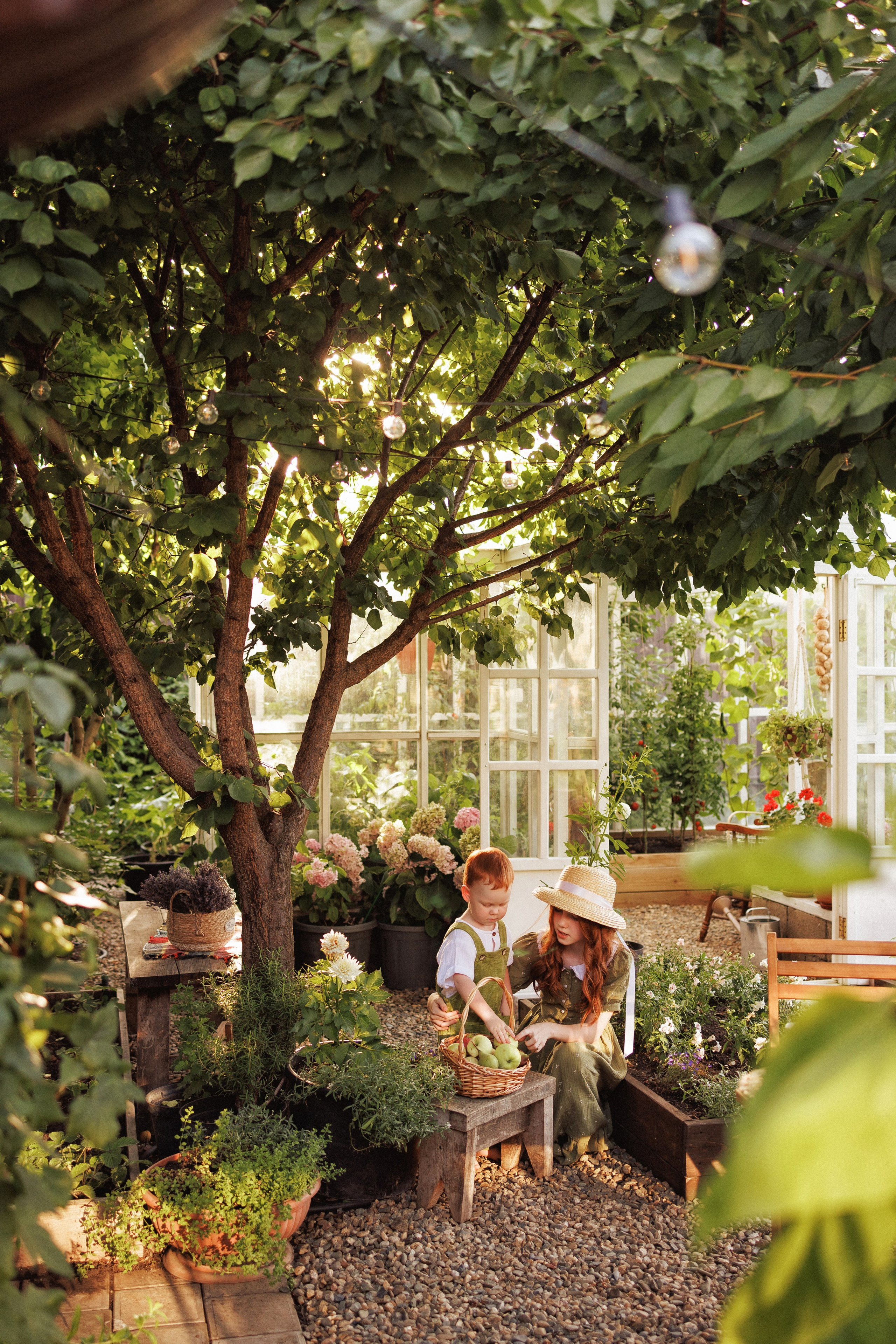 Семейная фотосессия в деревенском стиле, фотостудия «Теплица», город Краснодар. Семейный и детский фотограф в Краснодаре Анна Трашкова