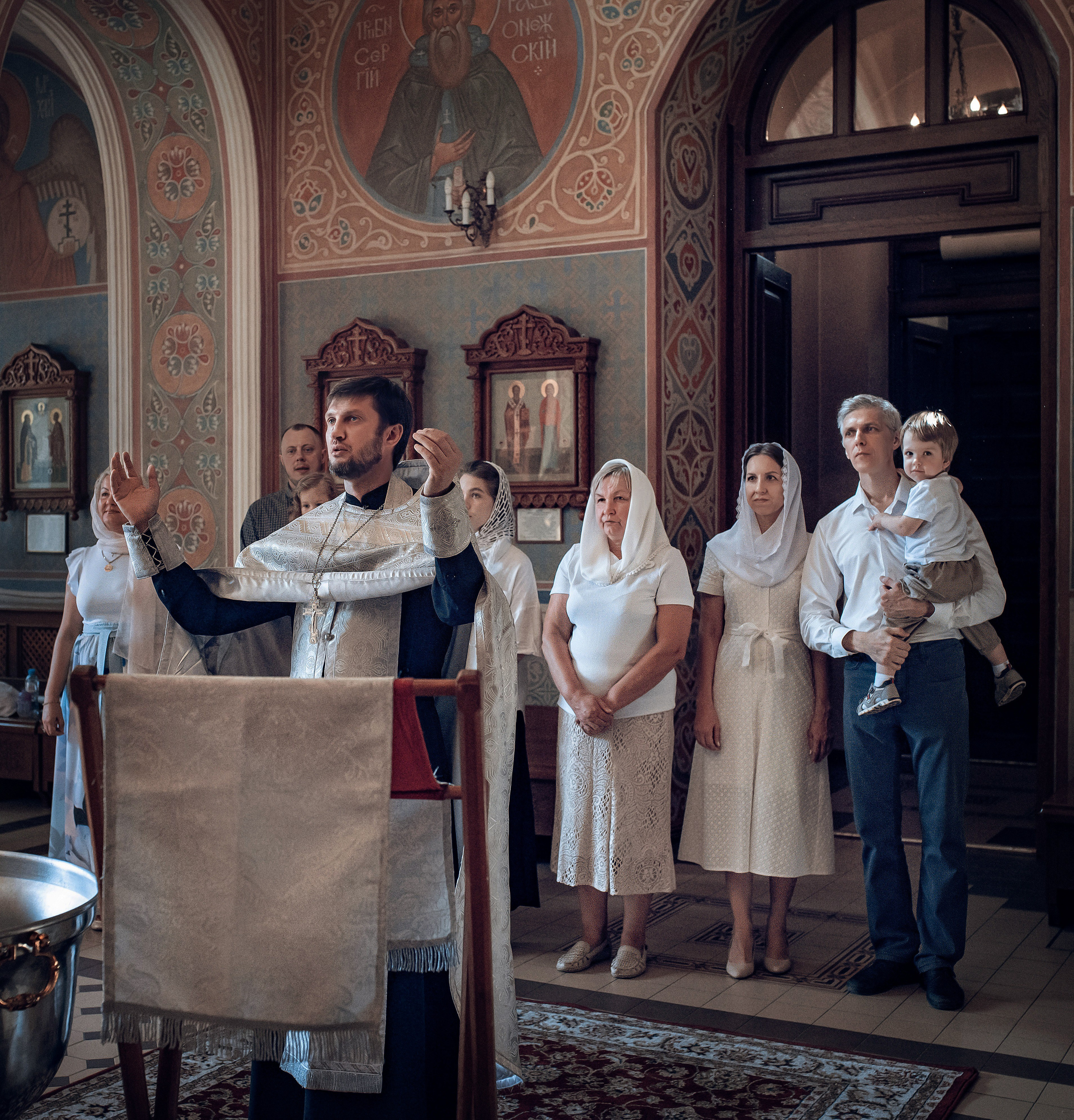 Сьемка крещения в Красноярске. Фотограф на крещение в Красноярске. Фотографы крещения/венчания  Красноярск Татьяна и Вячеслав Переваловы