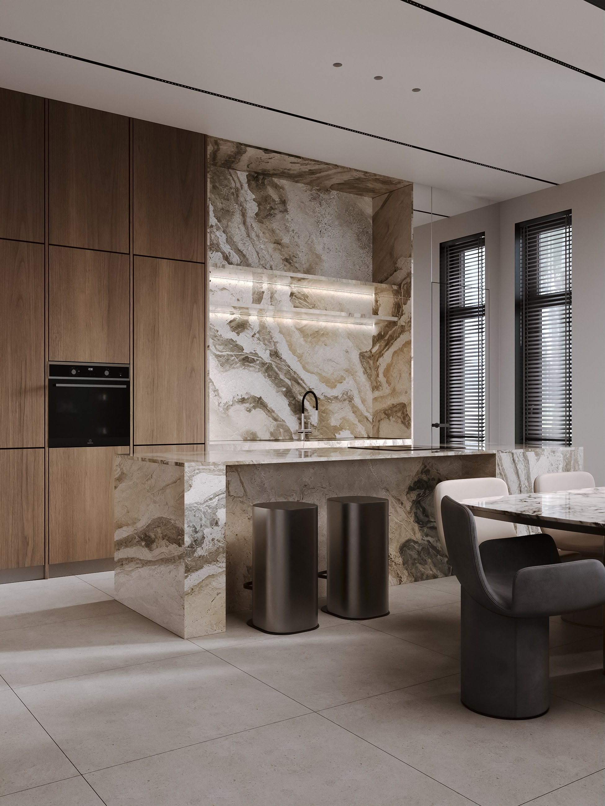 House 215. Визуализация интерьера Corsa Render