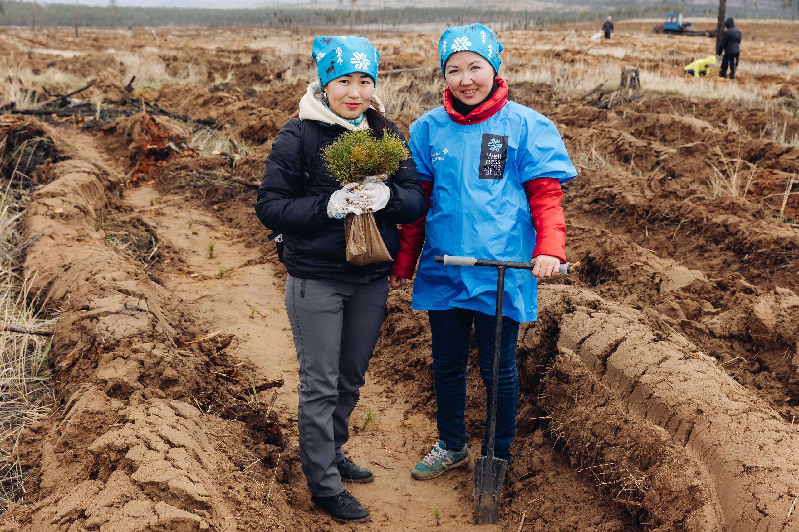 Siberian wellness. Ежегодная акция по посадке деревьев. Свадебный и семейный фотограф в Улан-Удэ