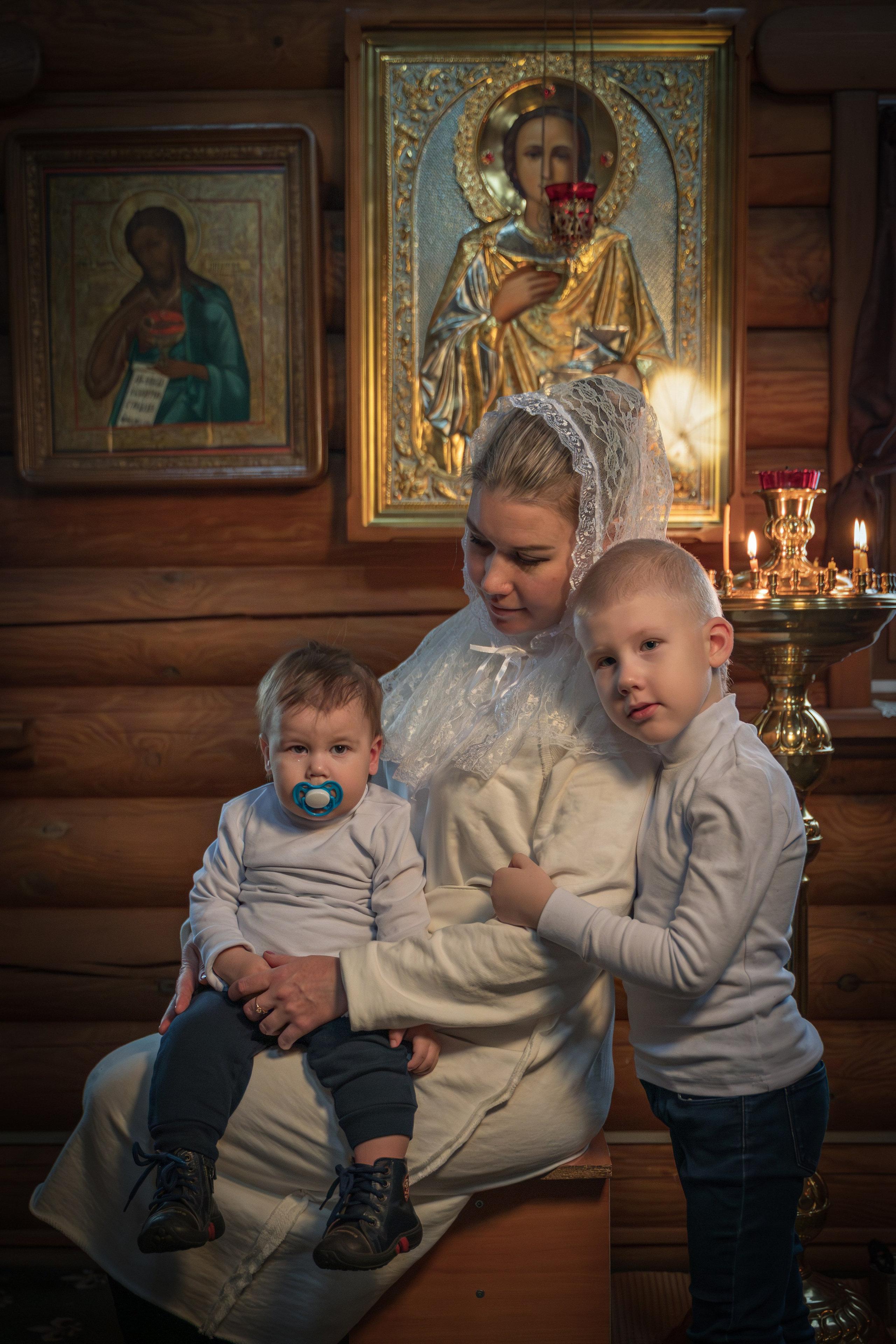 Крещение в Никольском храме д. Островцы