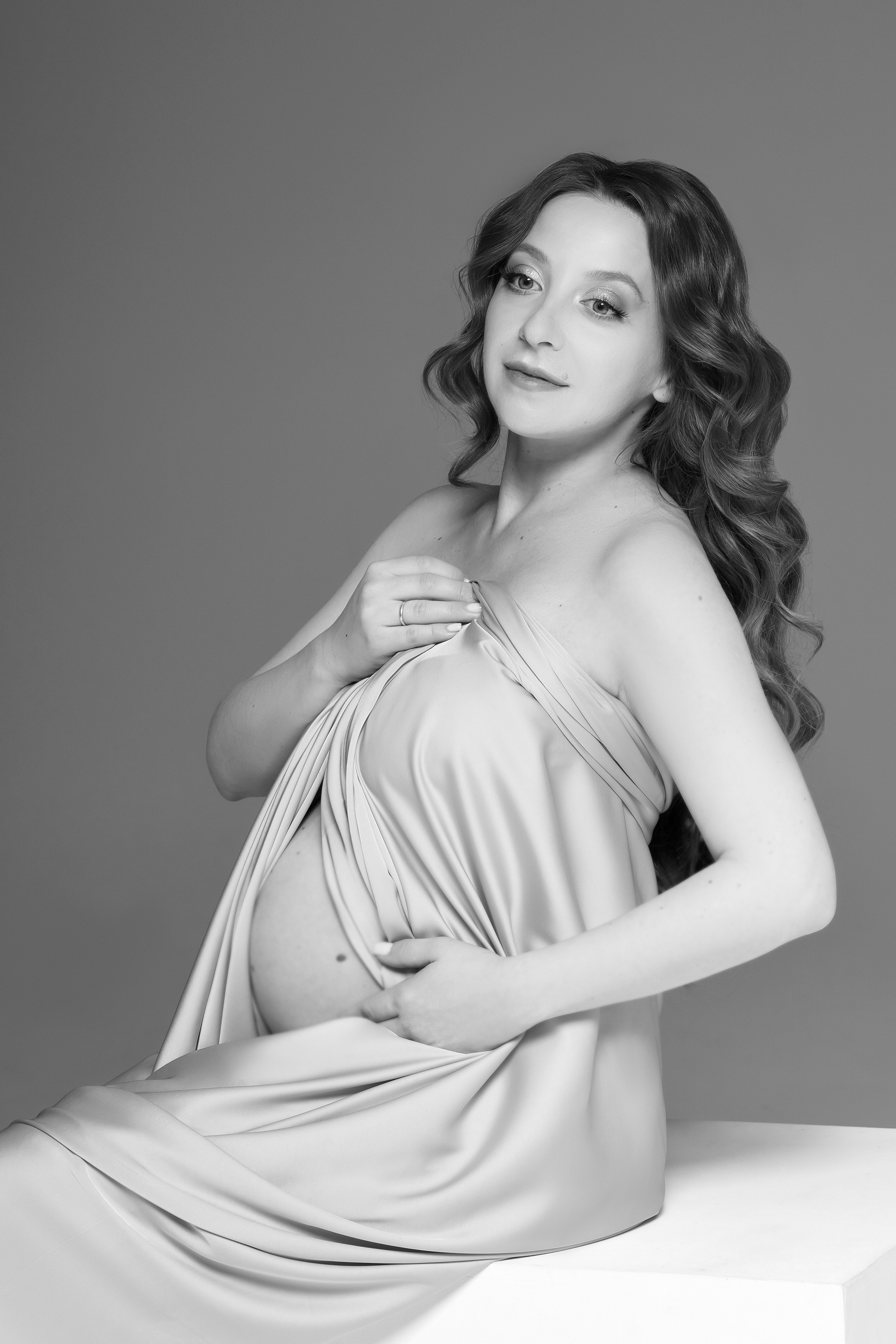 Фотосессия беременности в стиле «Минимализм». Виктория Беник