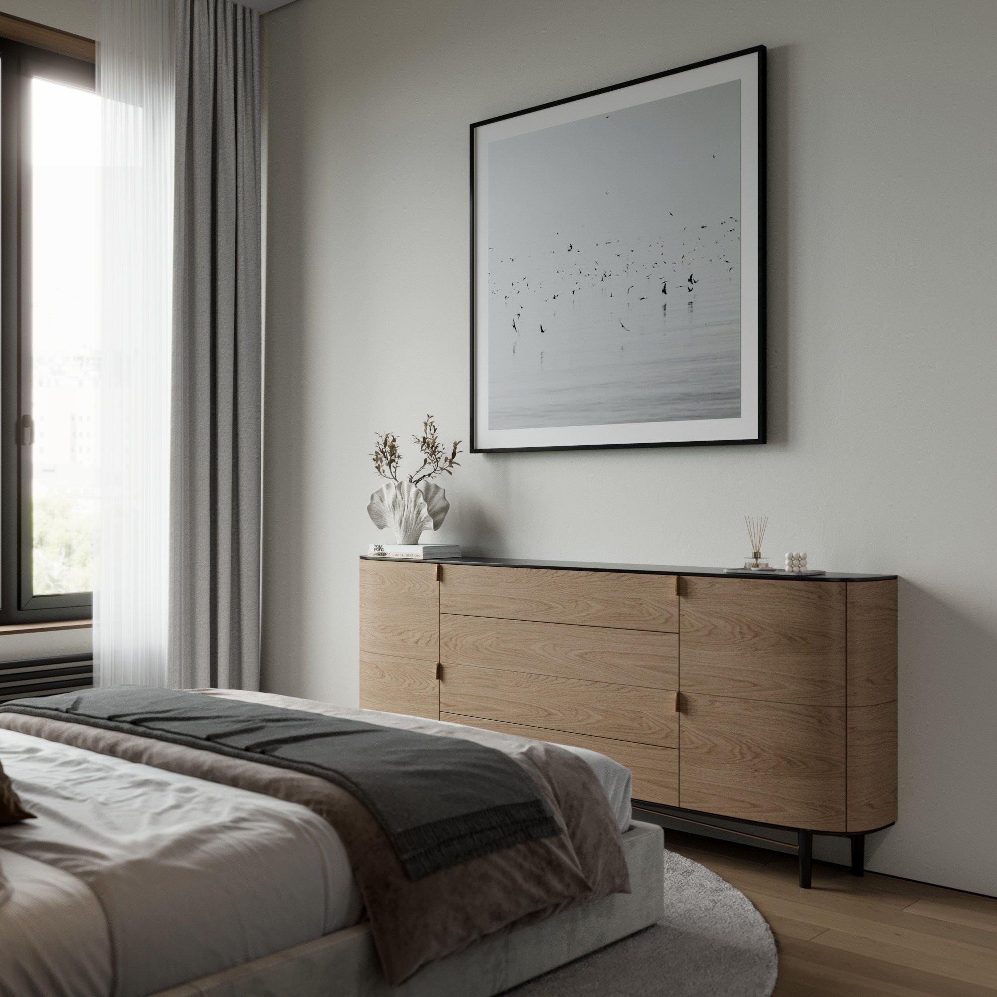 Дизайн студия Peterson|ЖК Prime Park. Интерьерная 3D визуализация