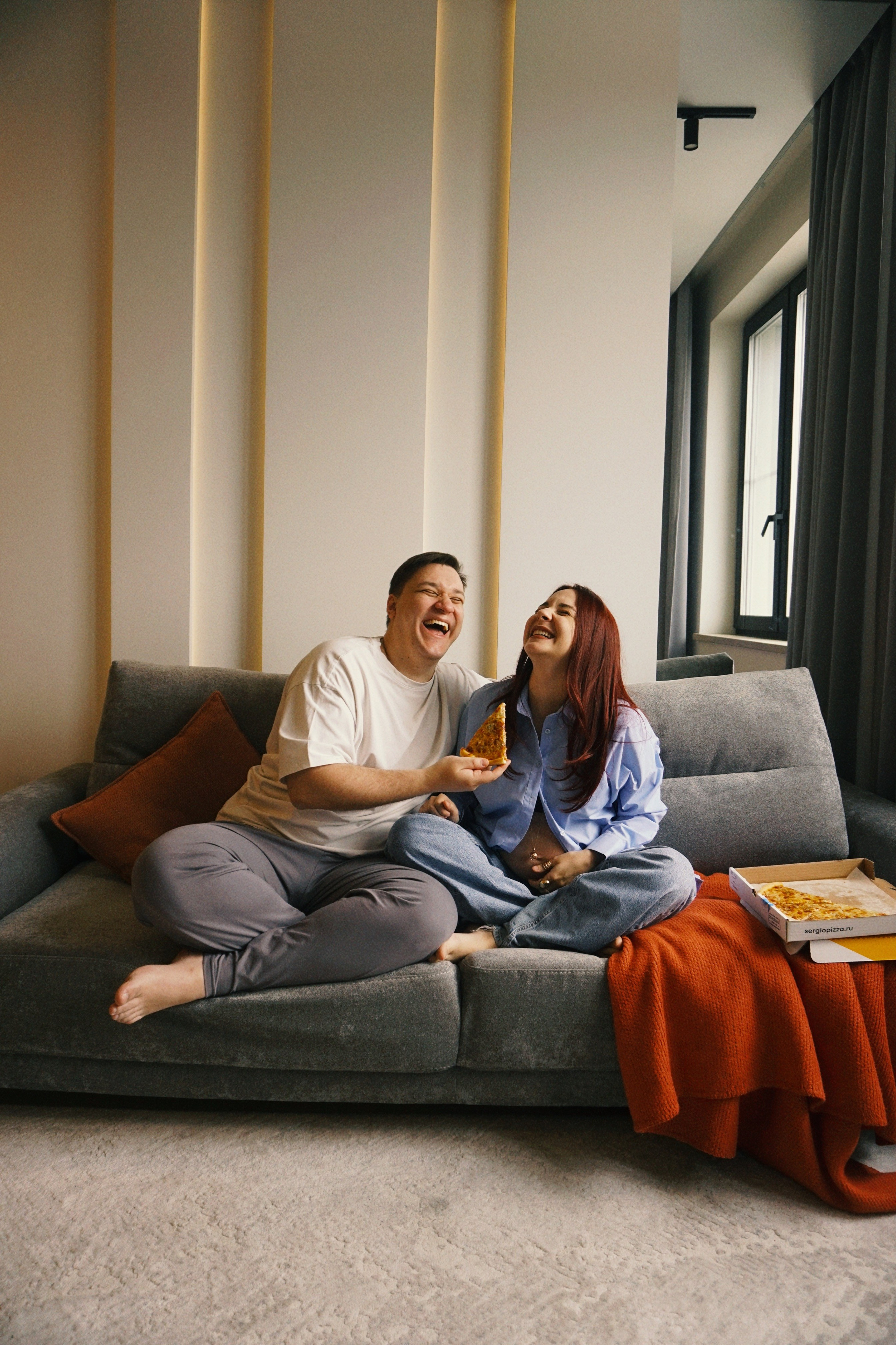 Беременность домашняя съемка. Фотограф Москва — Полина Робин