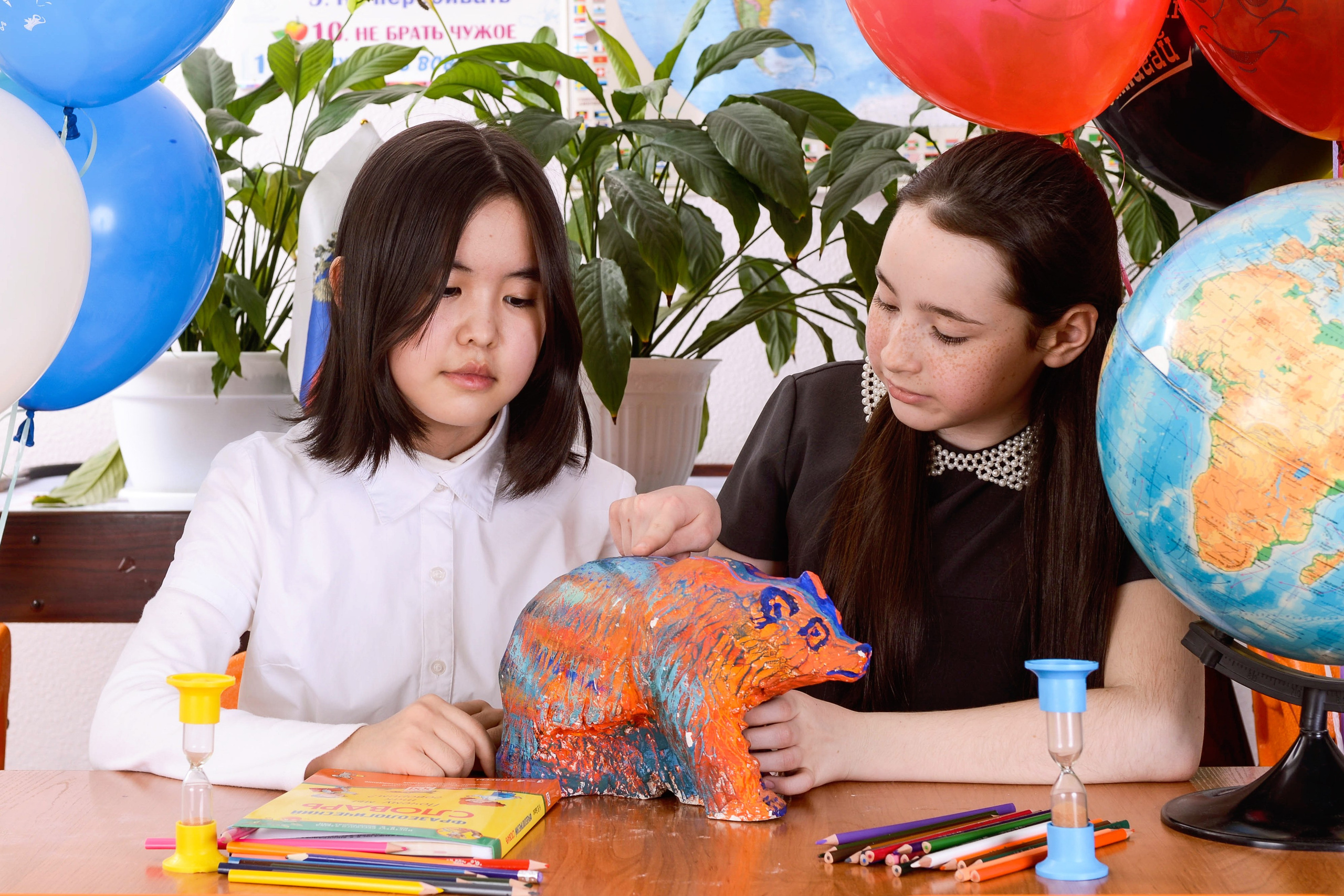 Фотографии в классе. Детская выездная фотостудия