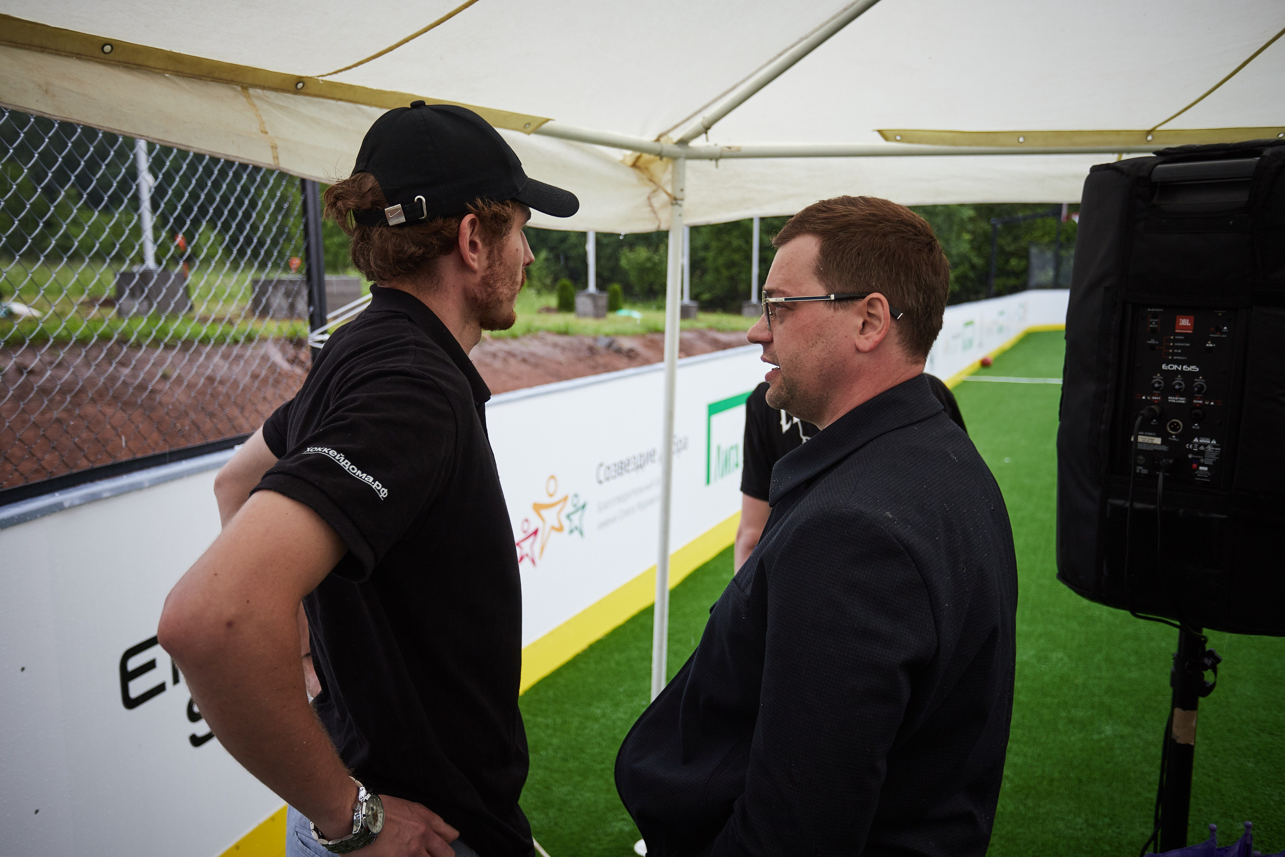 Открытие хоккейной площадки с Федором Конюховым. Репортажный Фотограф