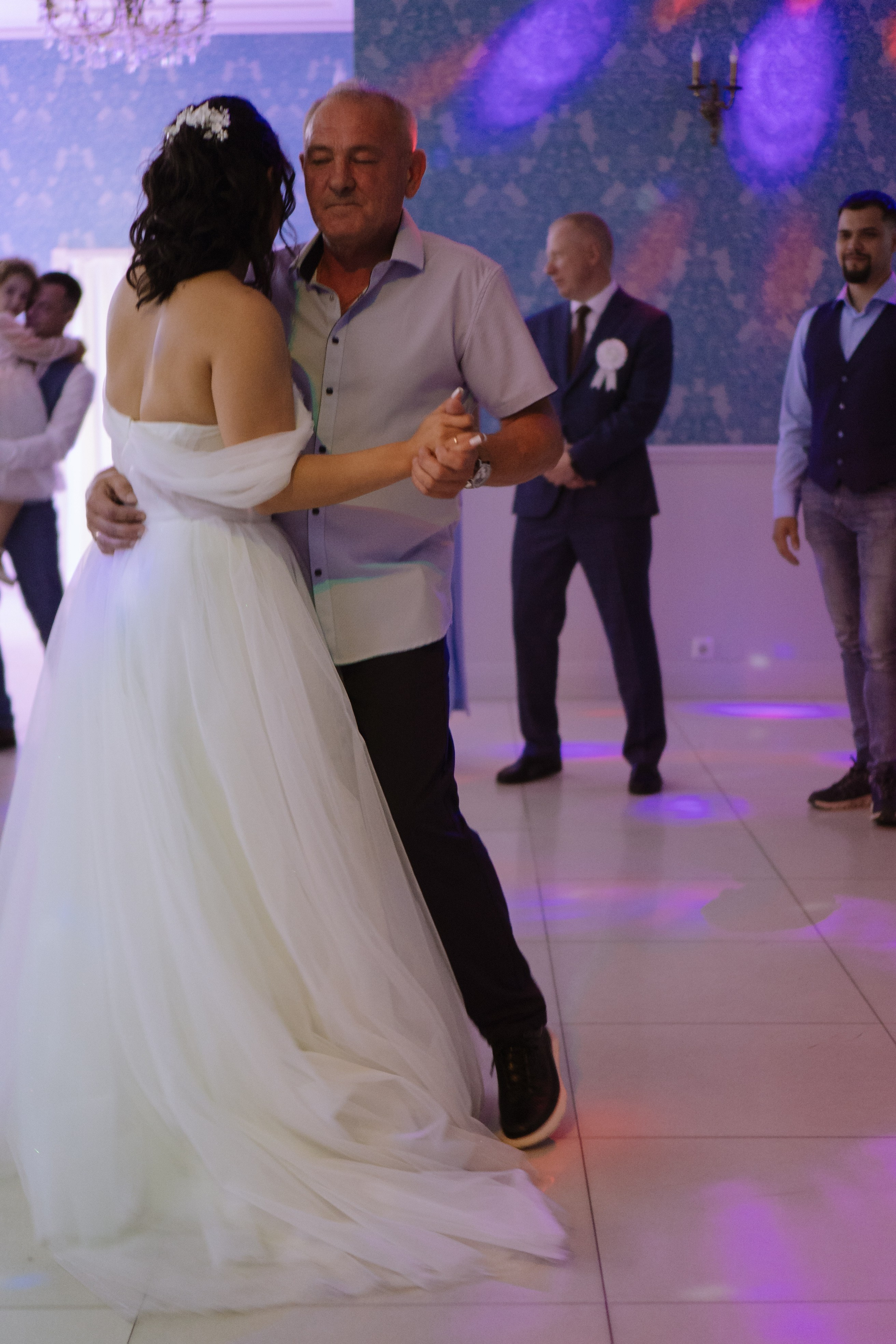 ТАНЕЦ ОТЦА И ДОЧЕРИ НА БАНКЕТЕ (СВАДЕБНАЯ ФОТОСЕСИИЯ БАНКЕТА). Профессиональный фотограф, Санкт-Петербург — Виктория Богомолова