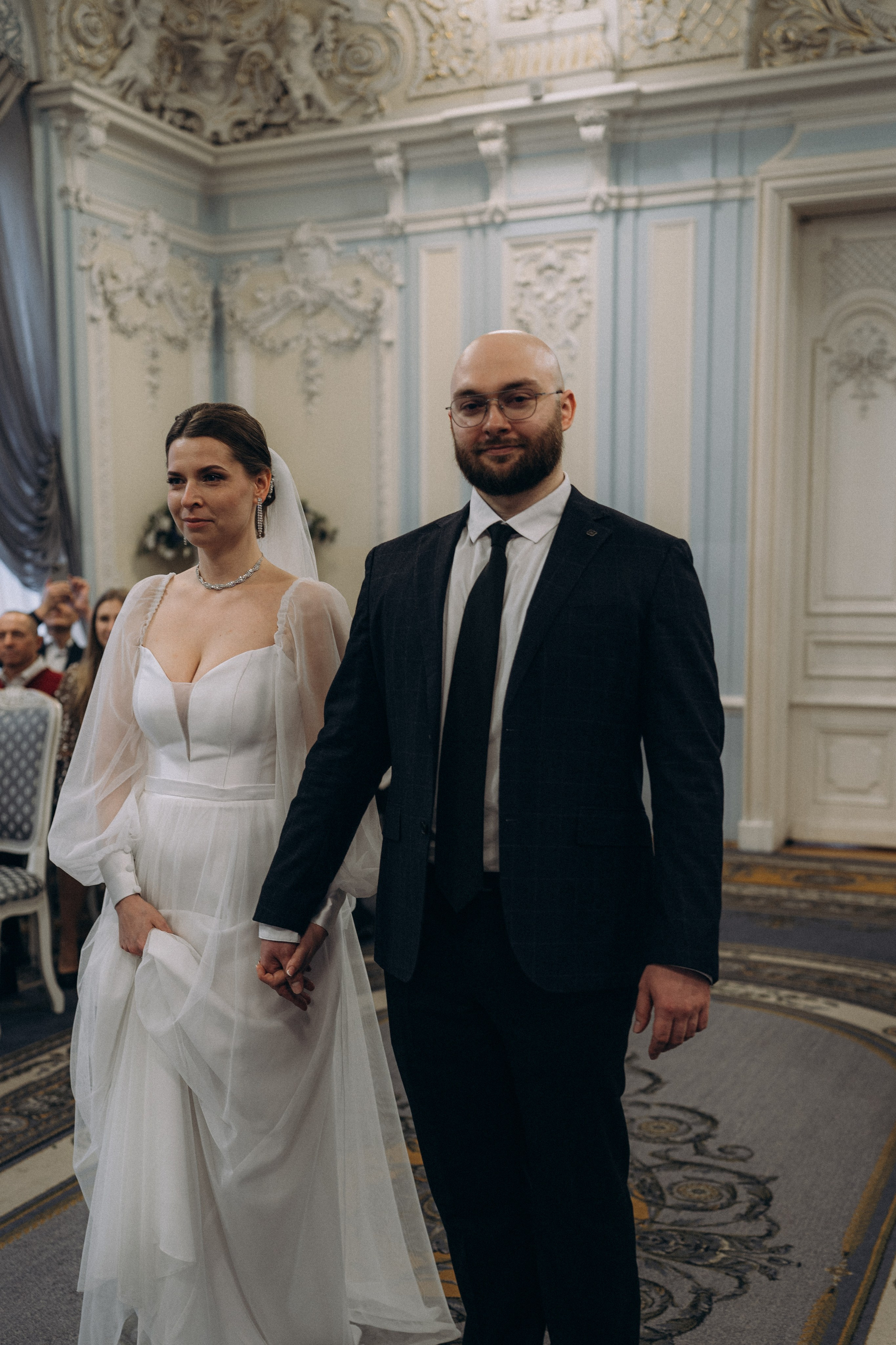 СВАДЕБНАЯ СЬЕМКА ВО ВТОРОМ ДВОРЦЕ (ДЕКАБРЬ) ТАКЖЕ СЬЕМКА В СТУДИИ НА ЧЕРНЫШЕВСКОЙ. Профессиональный фотограф, Санкт-Петербург — Виктория Богомолова