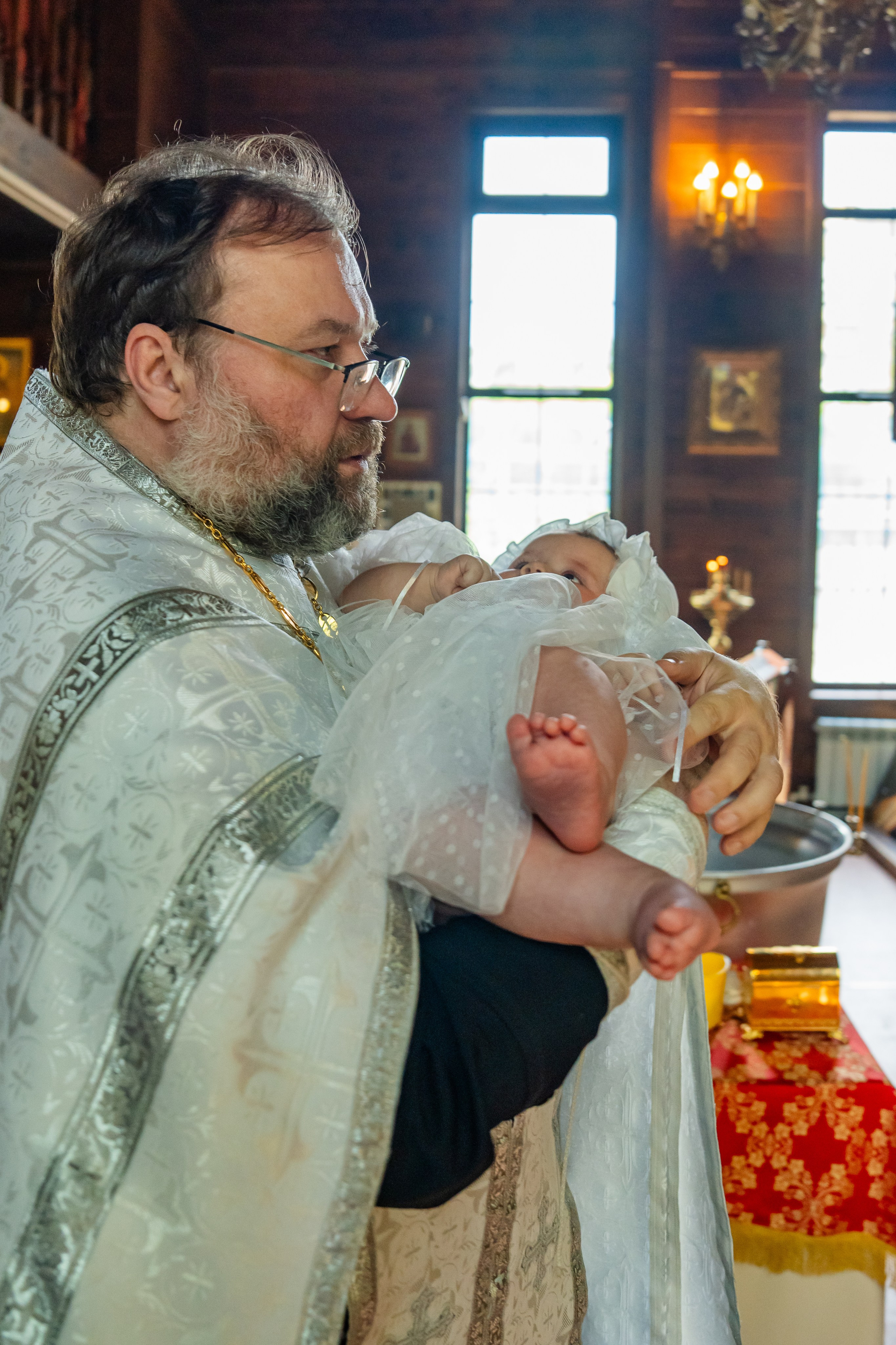 Таинство Крещения Евгении. Крамер Юлиана детский и семейный фотограф