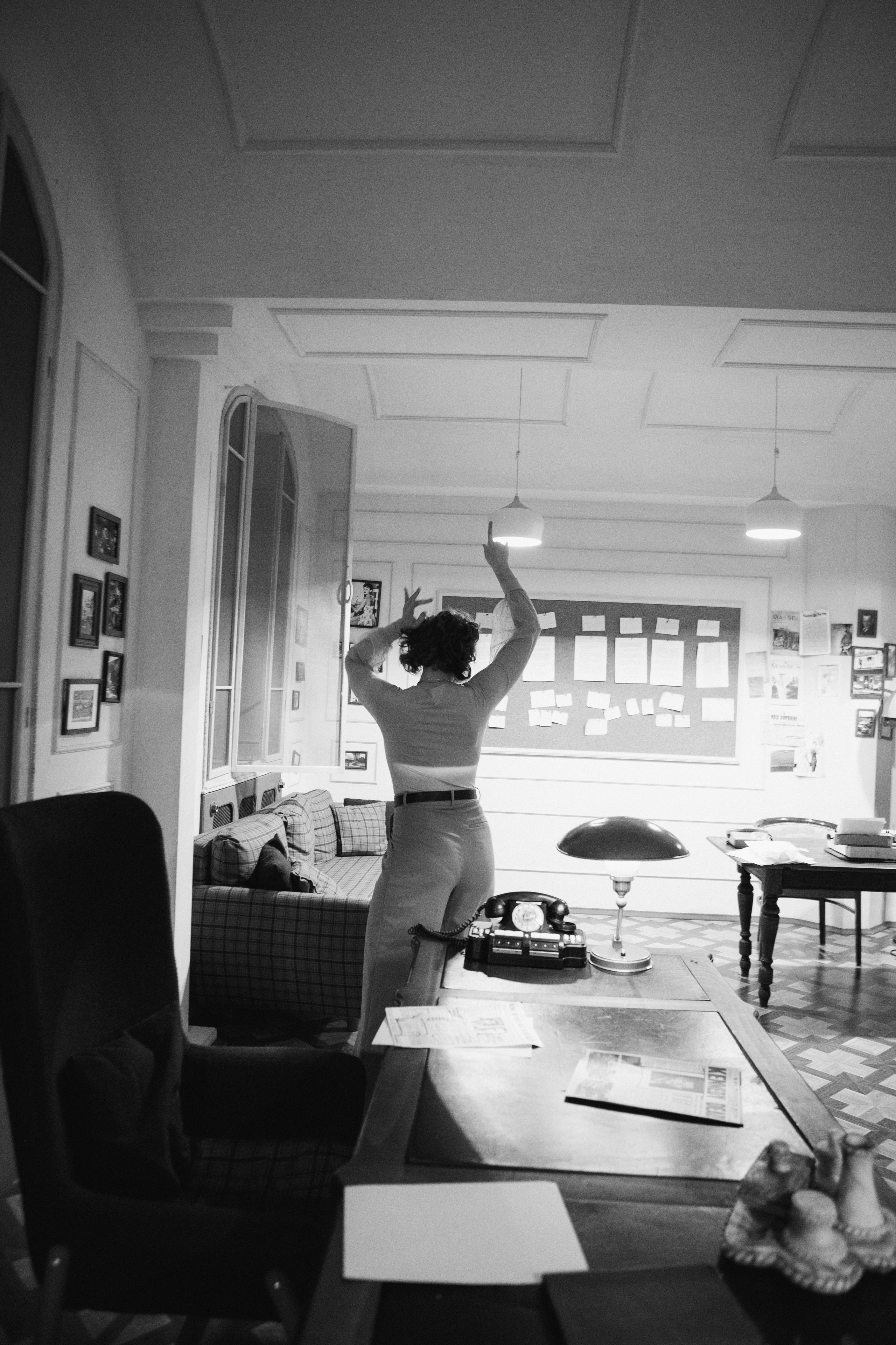 A cinematic daydream in the spirit of Wes Anderson’s style. Portrait, family and pet photographer in Cyprus, Ksenia Bourdelle