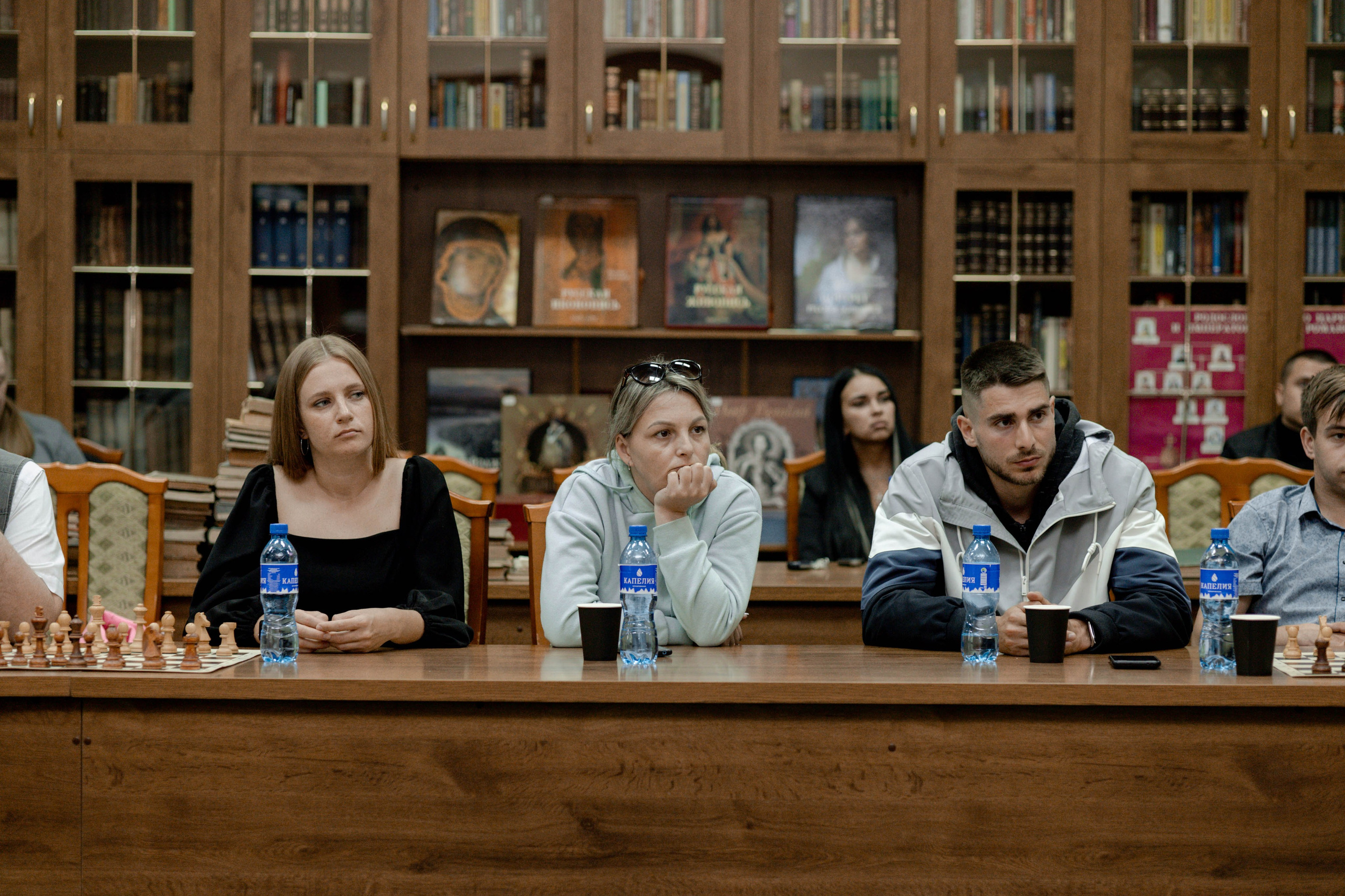 Награждение шахматной федерации