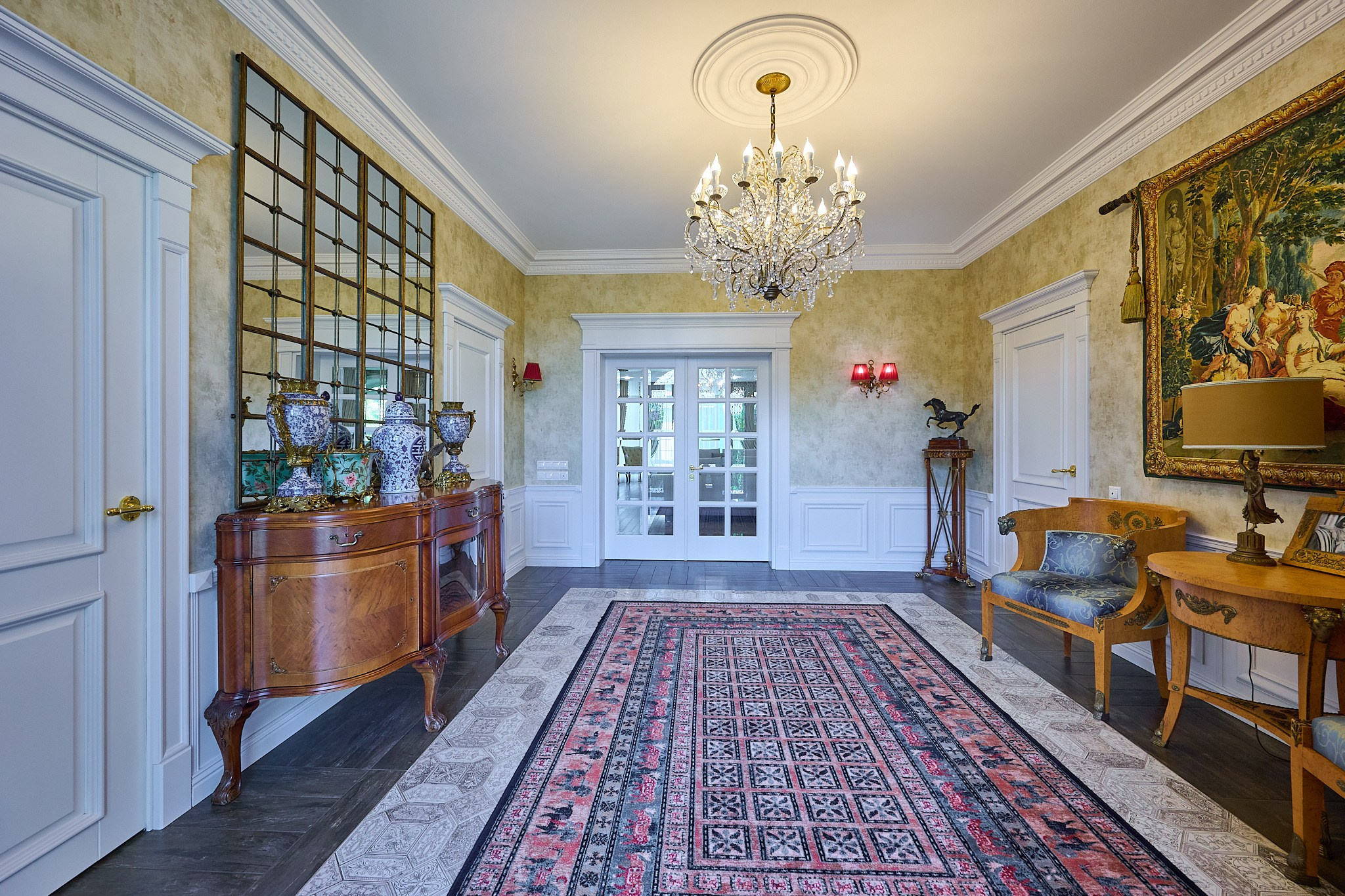 ковер белые оттенки деревянный стиль 