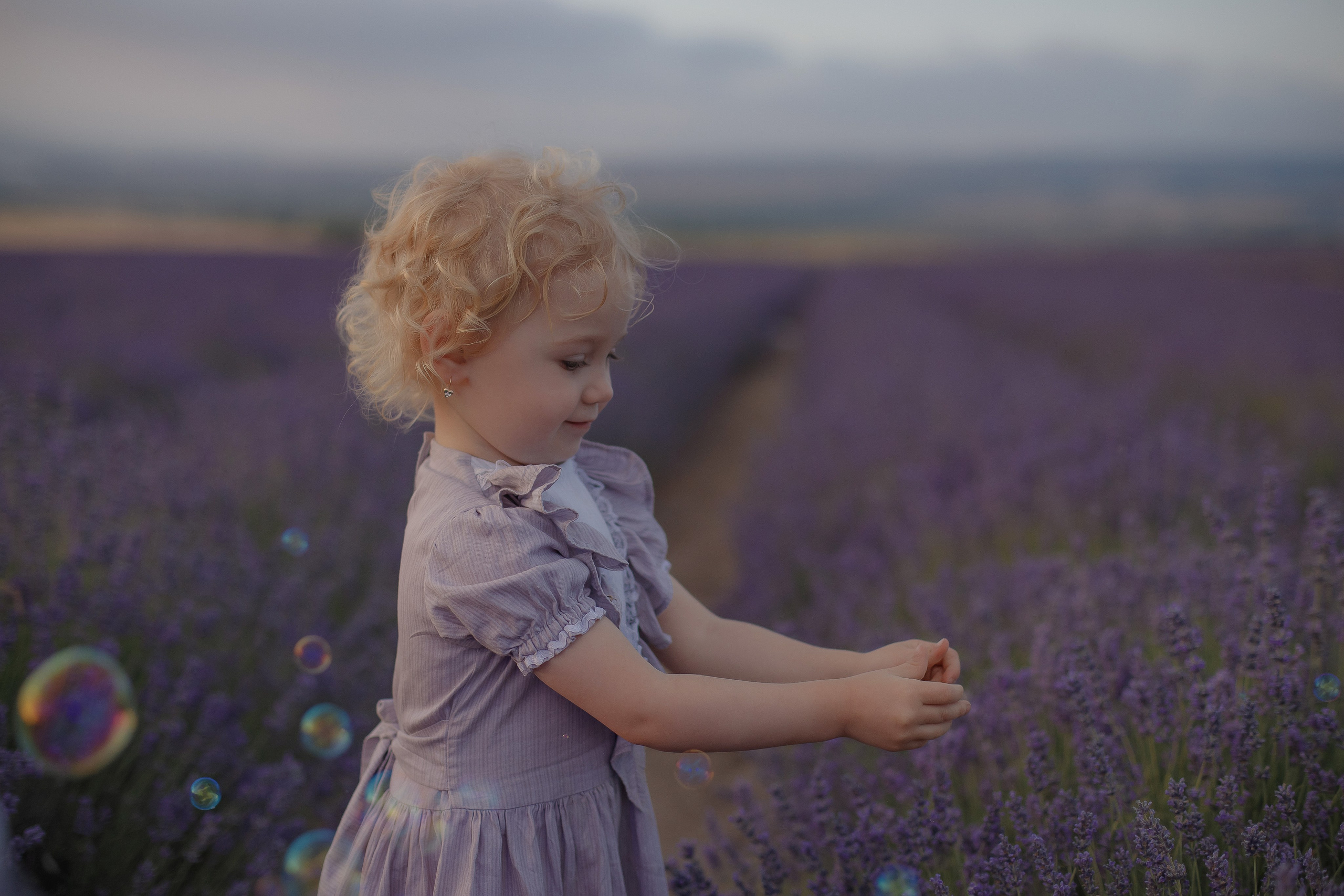 Прогулка на лавандовом поле. Семейный и детский фотограф в Крыму Екатерина Швец