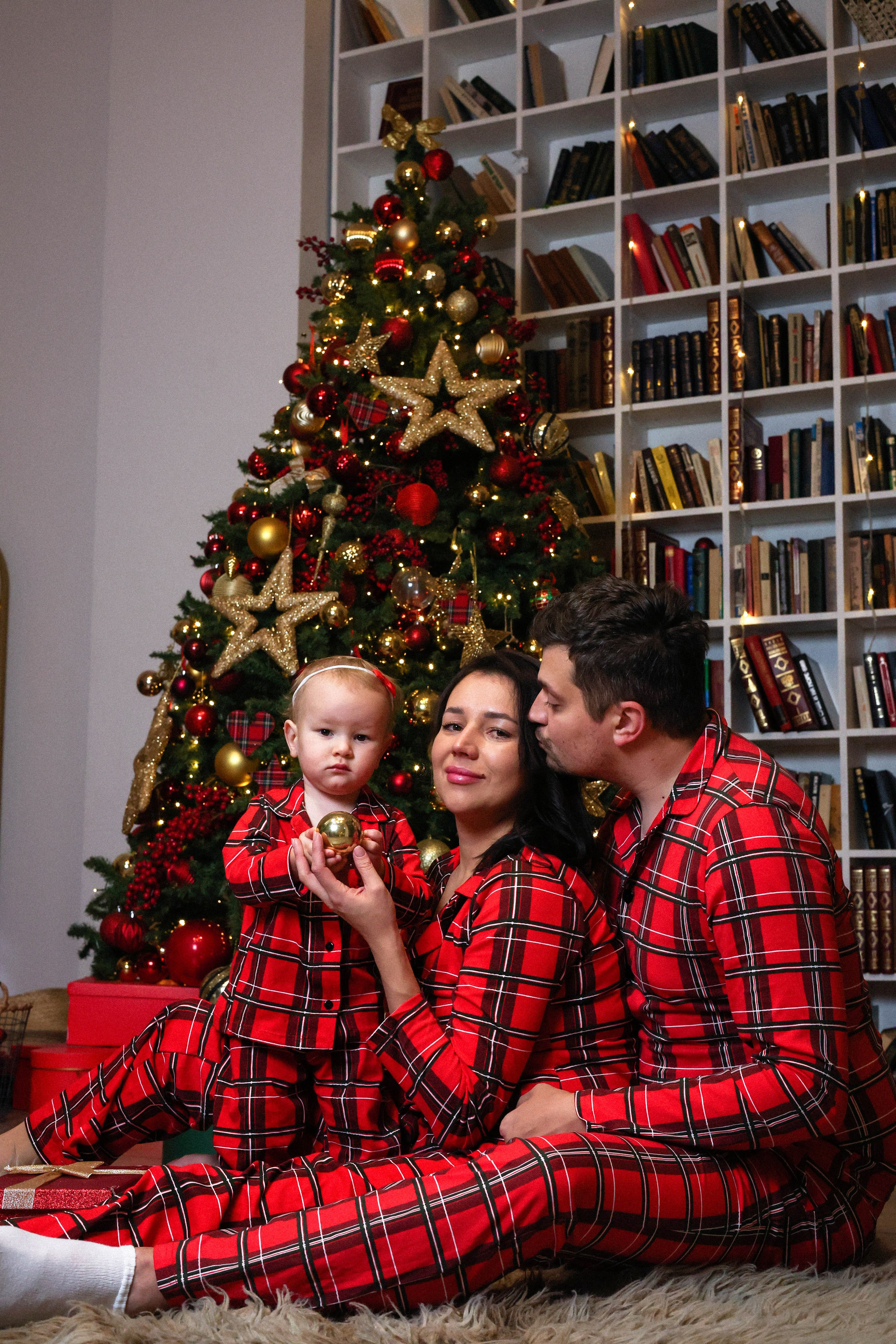 Новогодняя история «Наталья и ее семья». Фотограф в Москве Анастасия Калинина