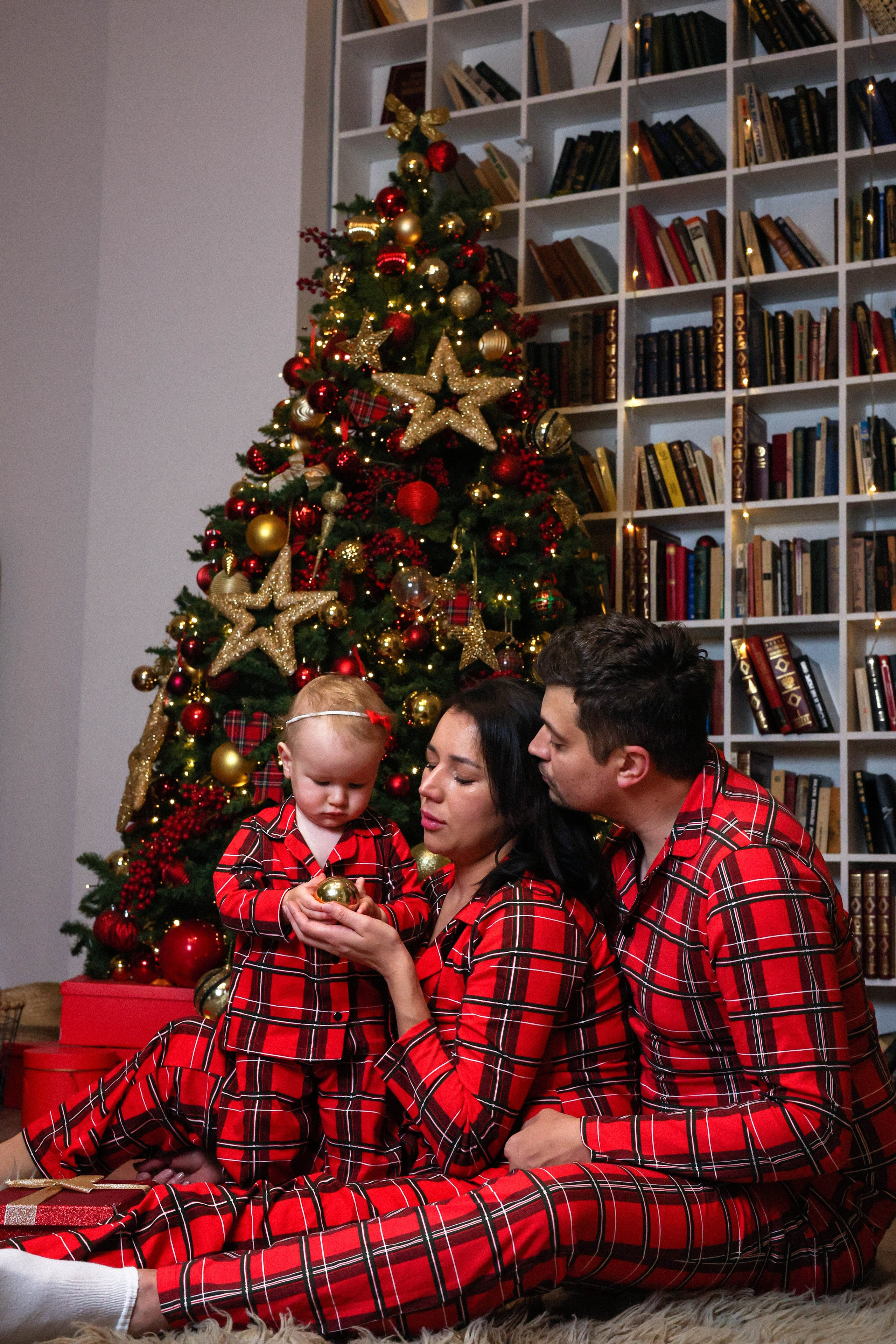 Новогодняя история «Наталья и ее семья». Фотограф в Москве Анастасия Калинина