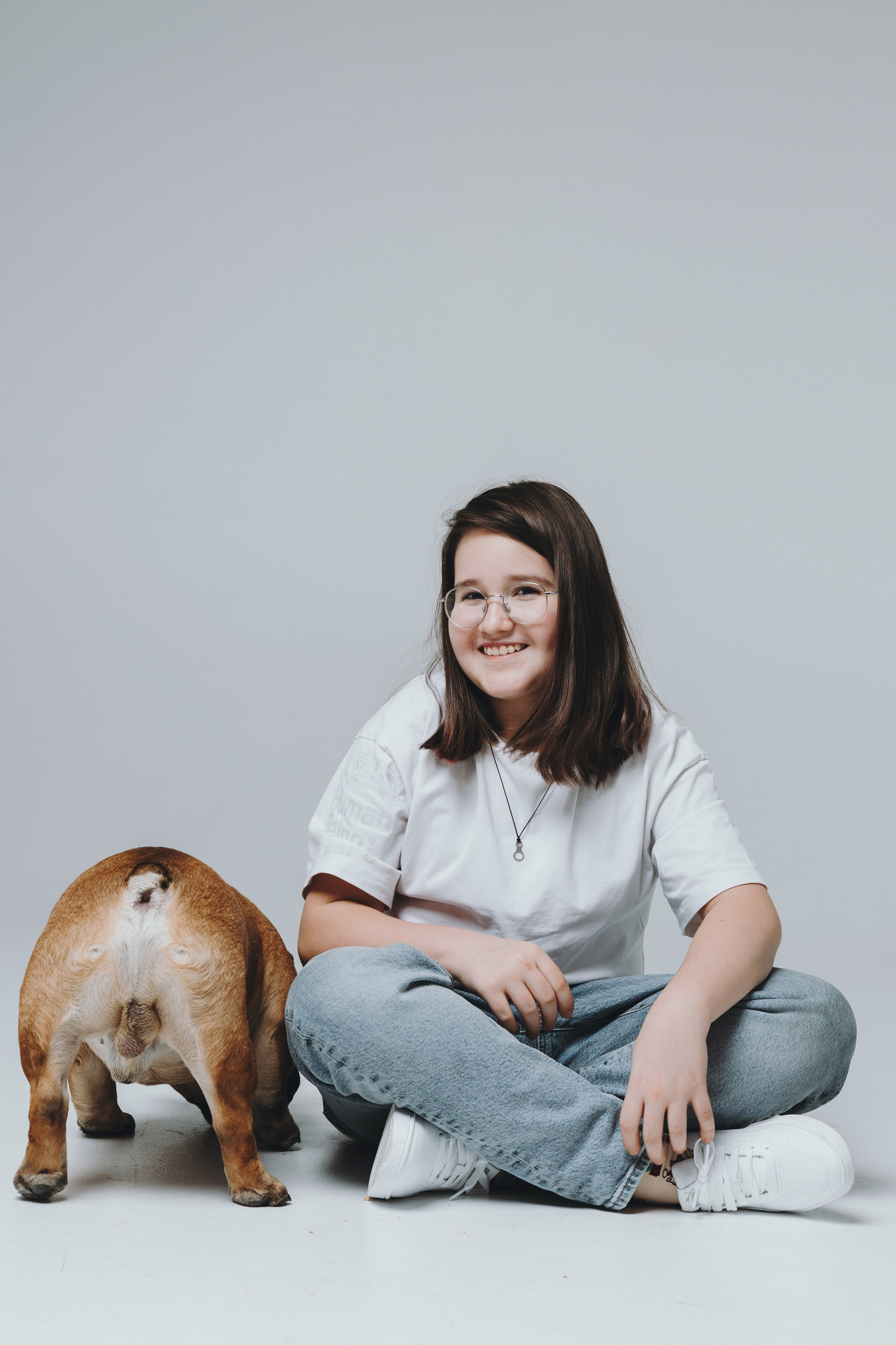 Анна, Юля, грогу и Винс. Фотограф — анималист Владивосток, Алина