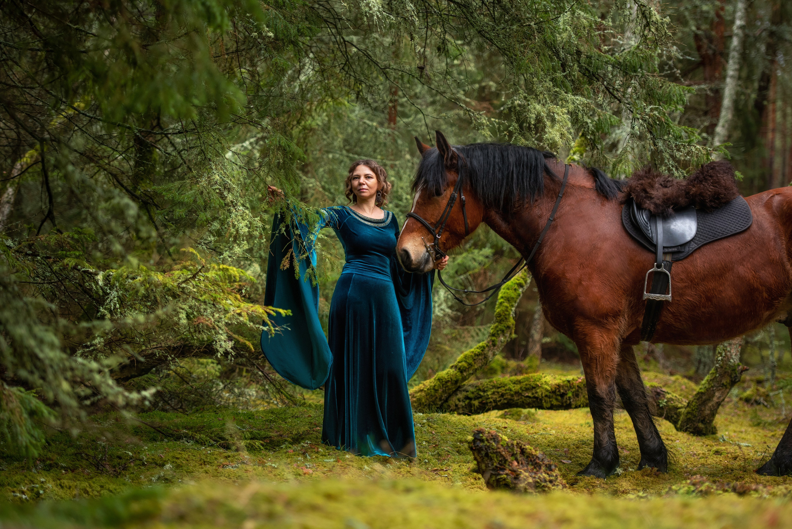 Фэнтези фотосессии Калининград. Фотограф с лошадьми в Калининграде Татьяна Ларина