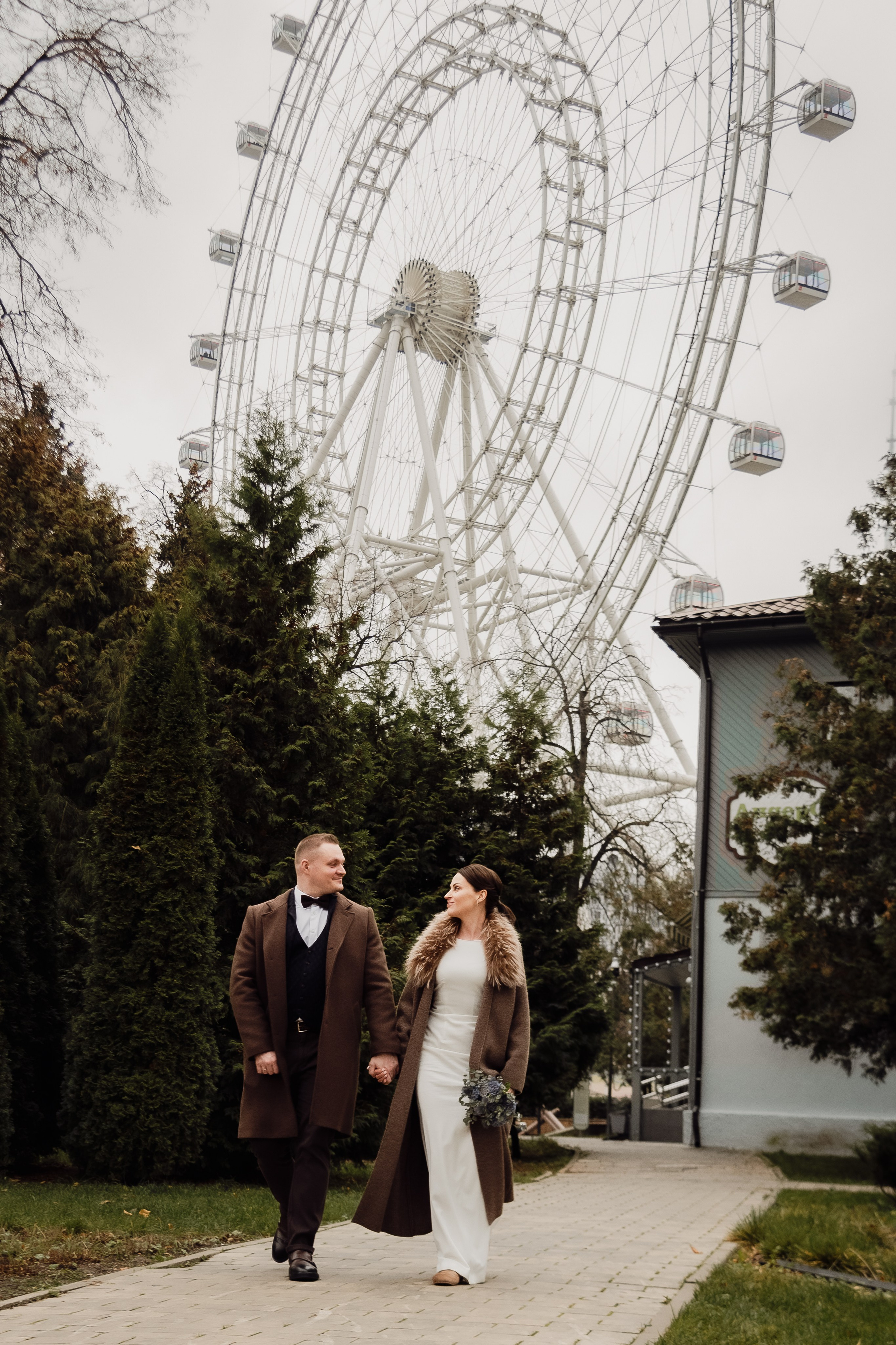 Осенняя прогулка ВДНХ. Свадебный и семейный фотограф в Москве Анна Сдобнова