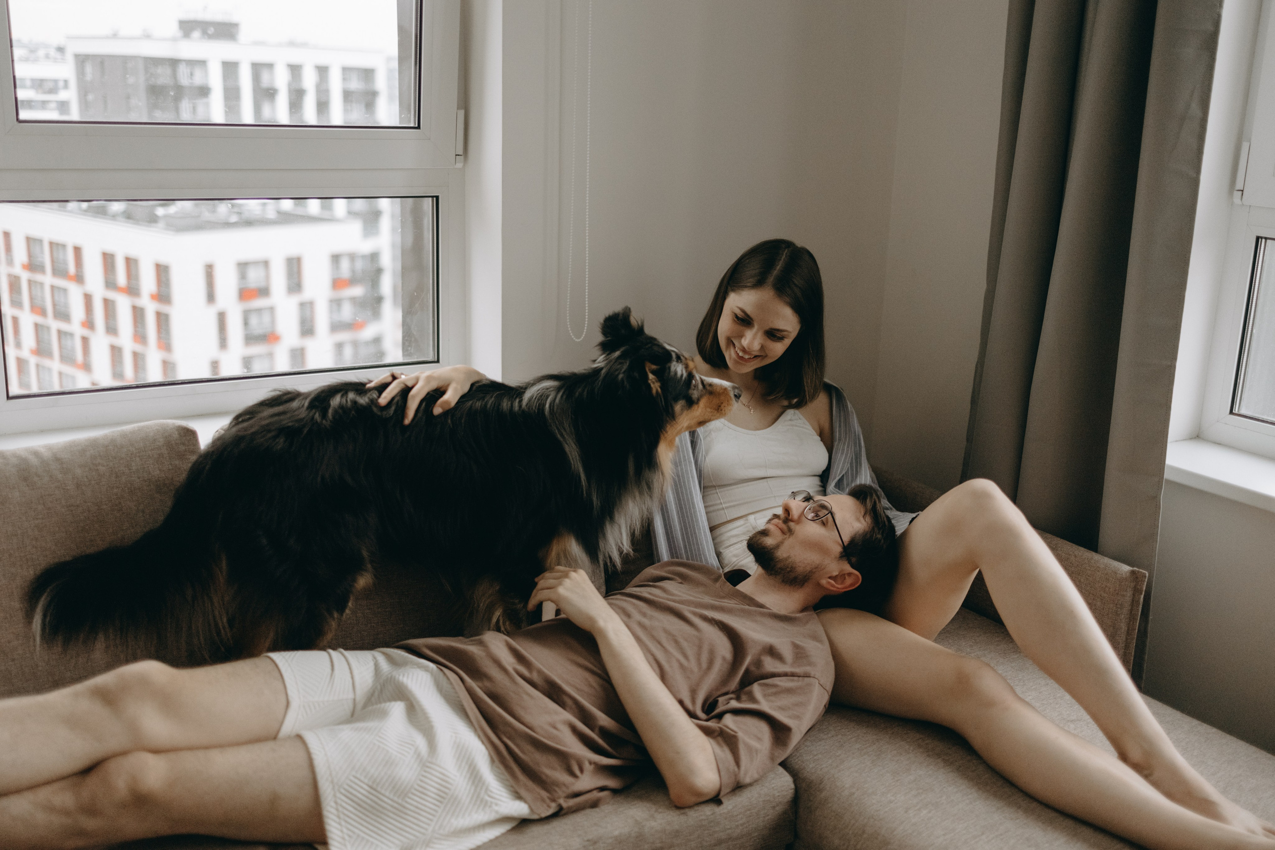 Настя, Никита и их Гром и Мяу. Фотограф — Анималист | Санкт-Петербург