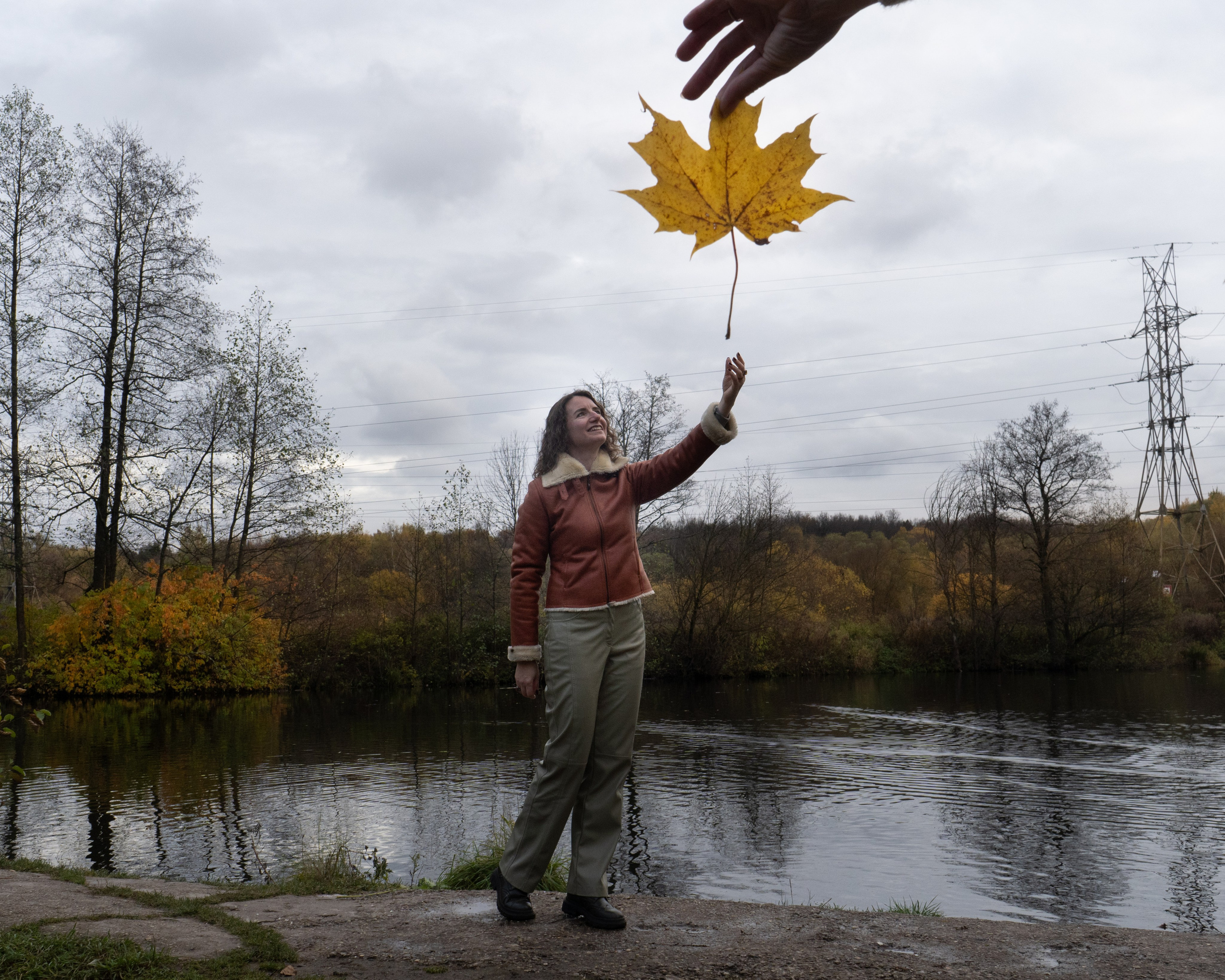 Due amiche, autumn, fall, foliage, photoshooting al parco