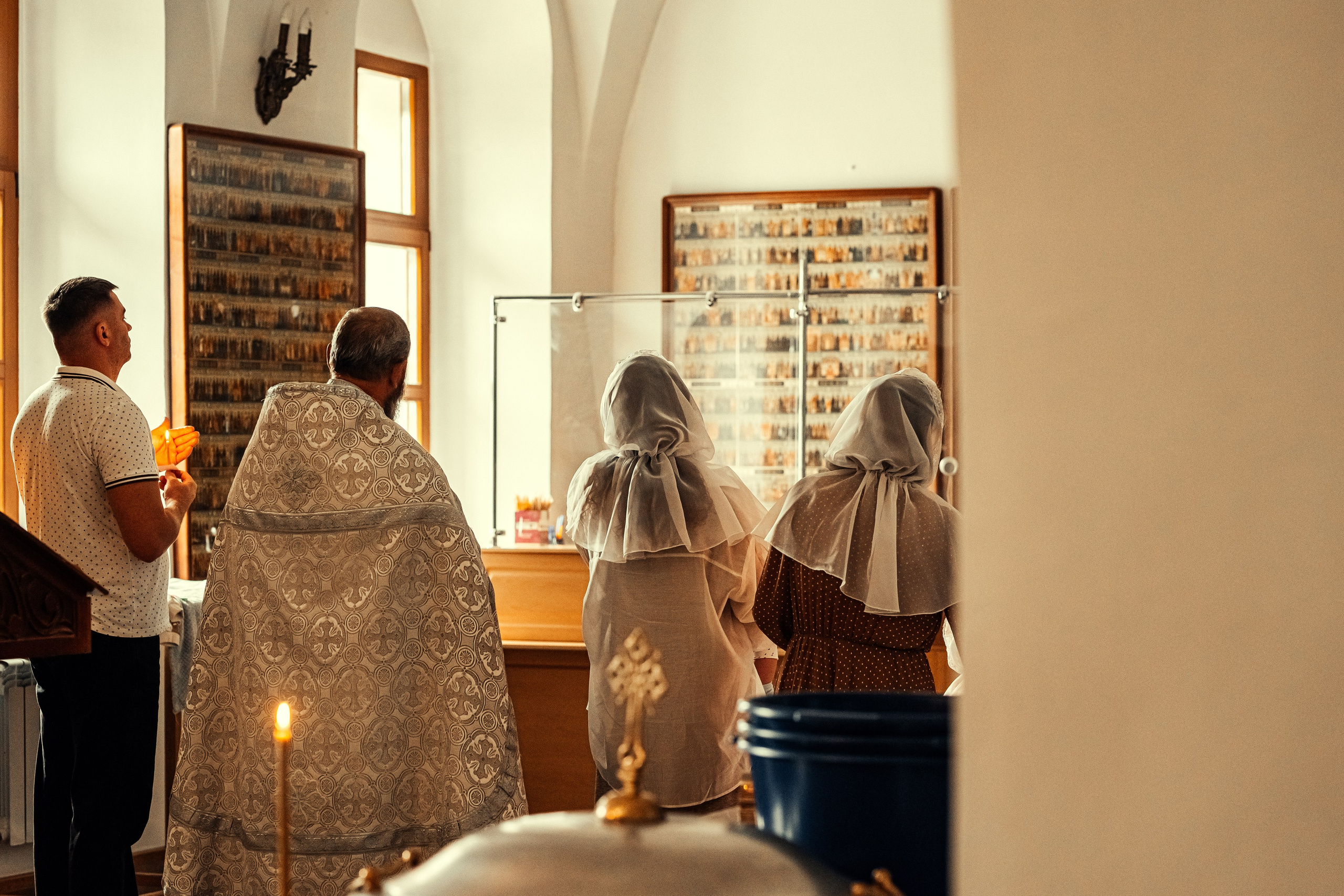 Таинство Крещения Захара. Фотограф Таинств Крещения и Венчания в г. Курске