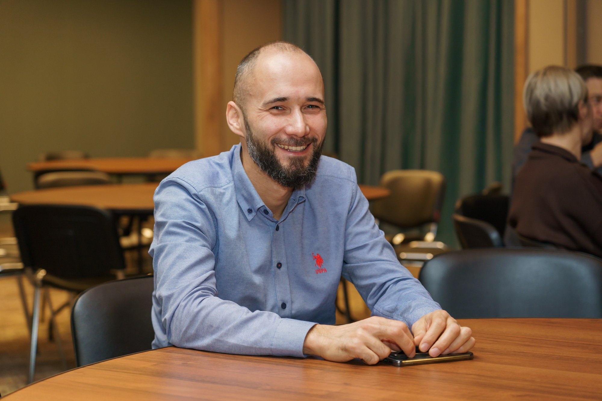 Выступление спикера. Photomantis