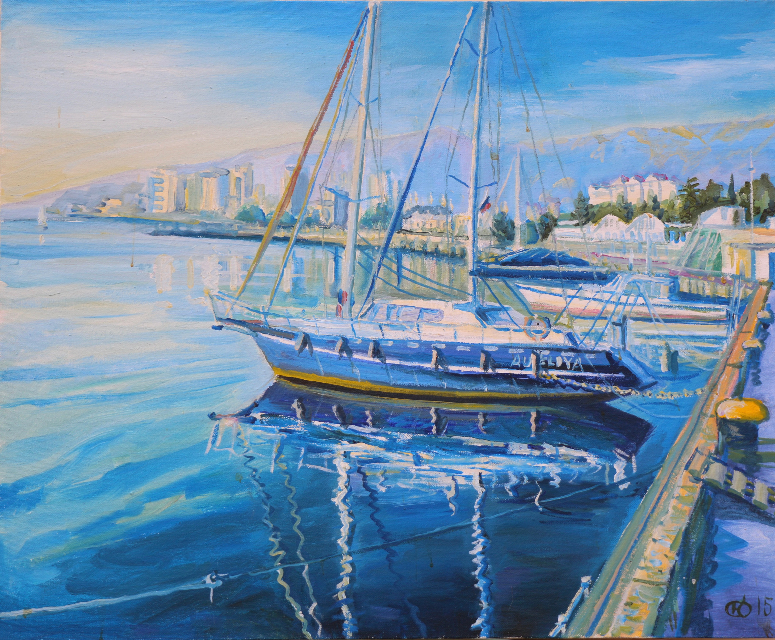 Крымский пейзаж. Продажа картин маслом на холсте в г. Ялта