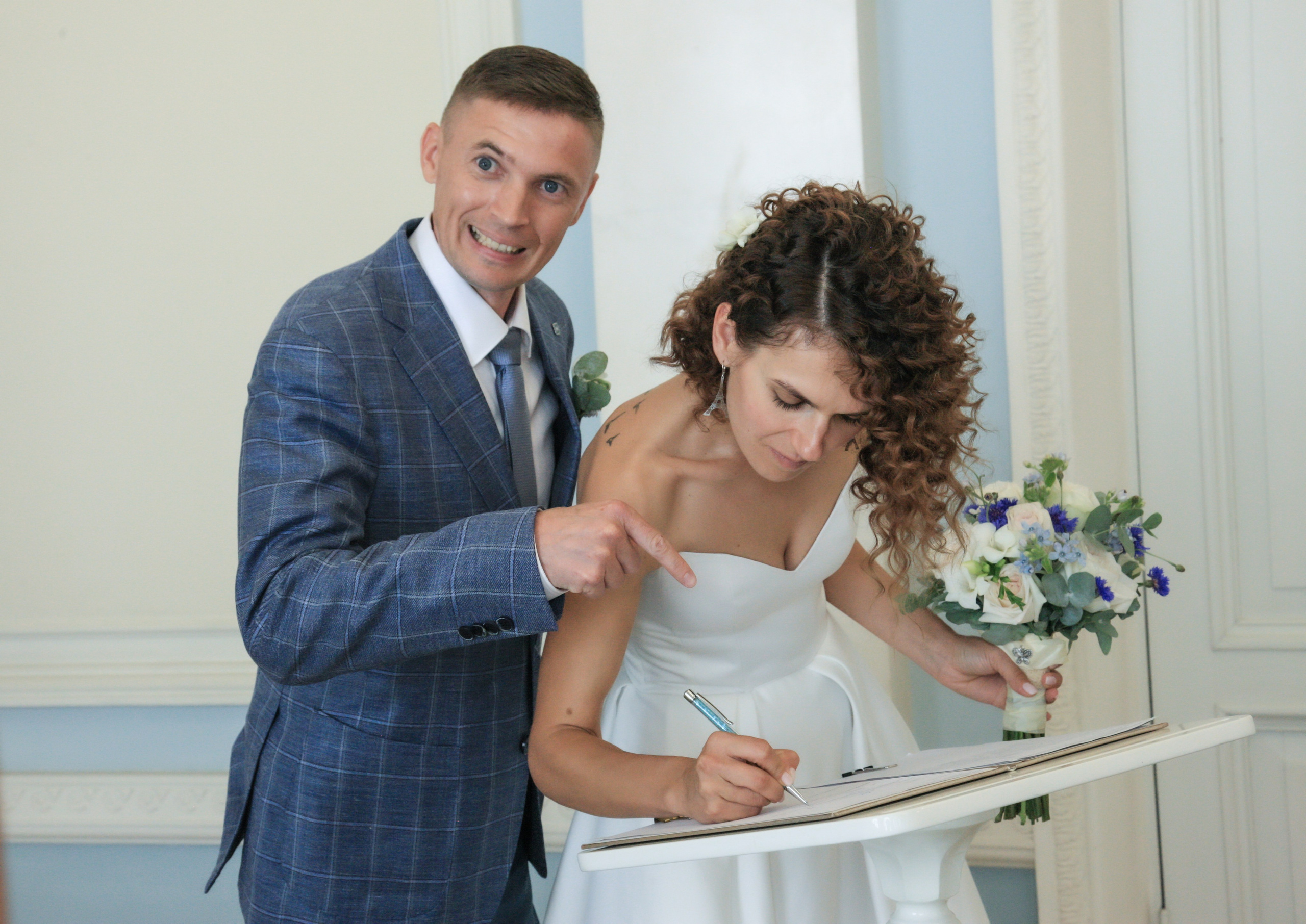 Свадебная съемка «Нам только расписаться». Репортажный, концертный фотограф в Санкт-Петербурге Эва Маркова