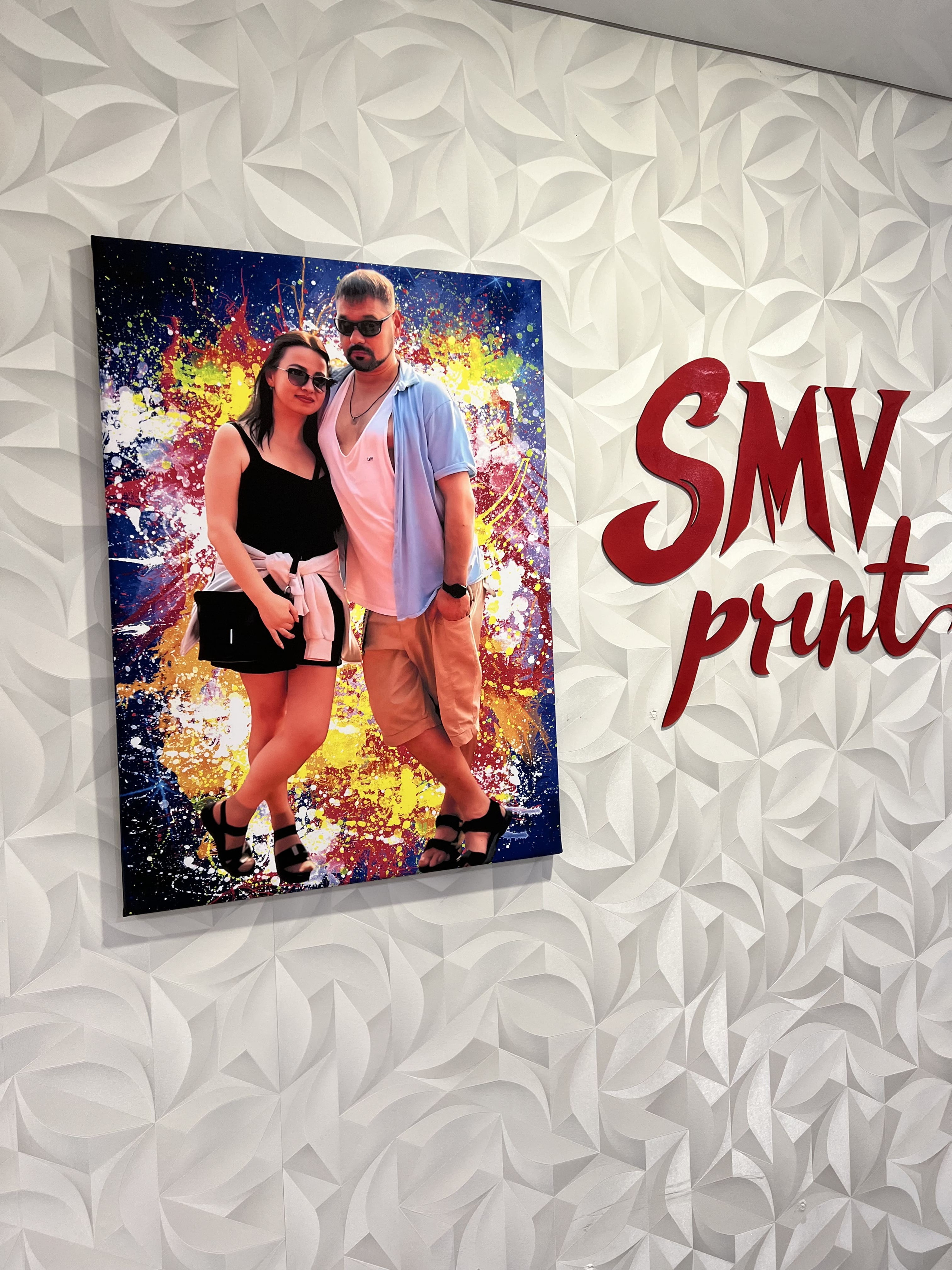 Печать на холстах. SMV print