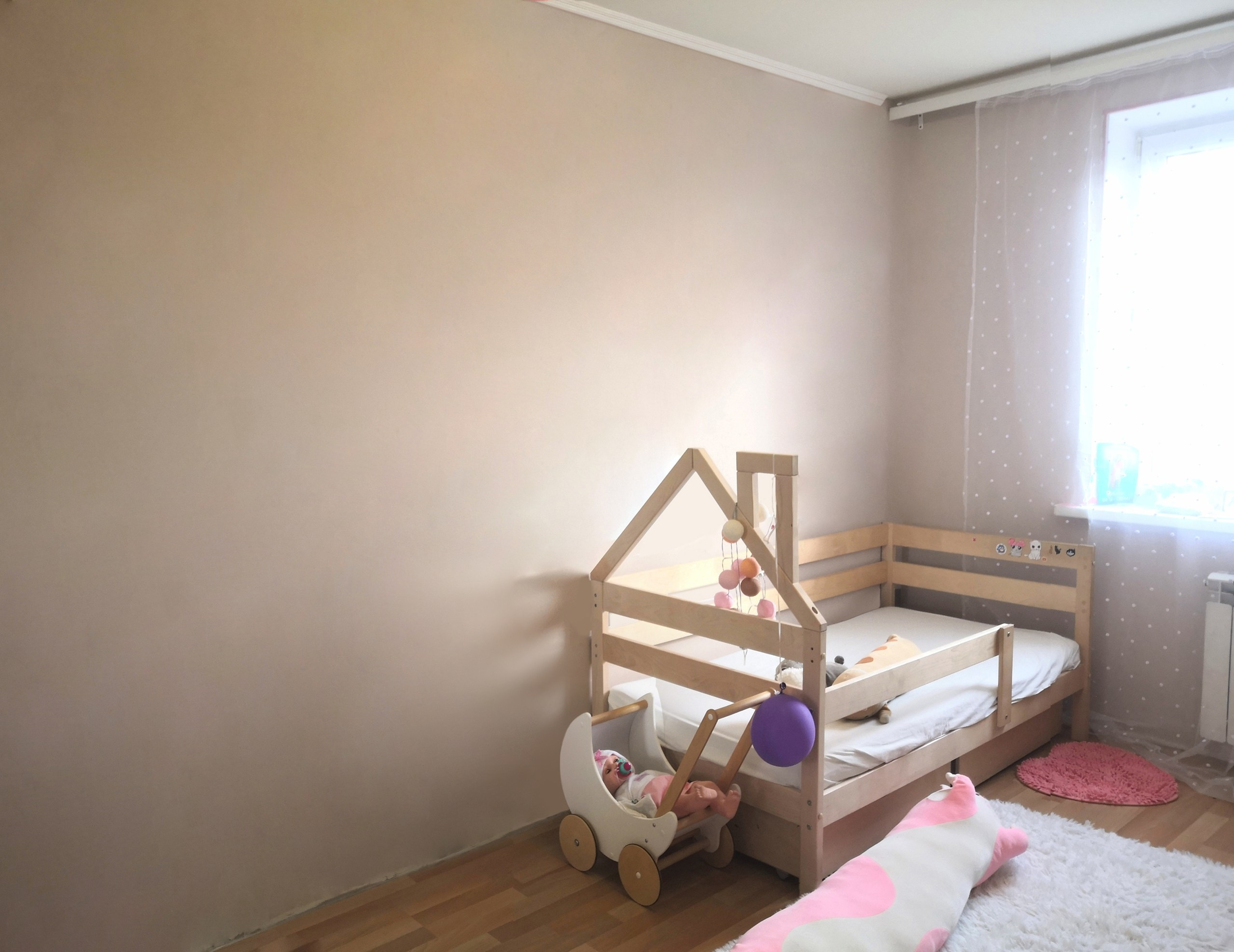 До и после. Роспись стен и декор в детских комнатах Москва и Подмосковье