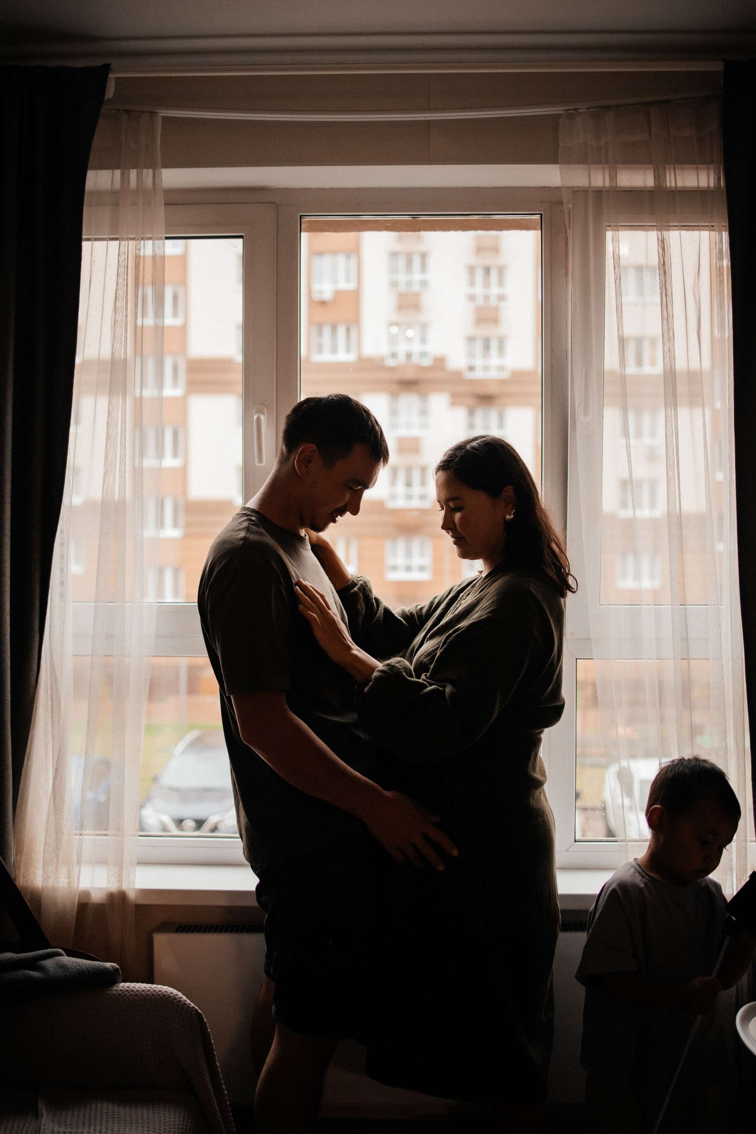 Домашняя фотосессия беременности. Фотограф Алия Танцыкужина