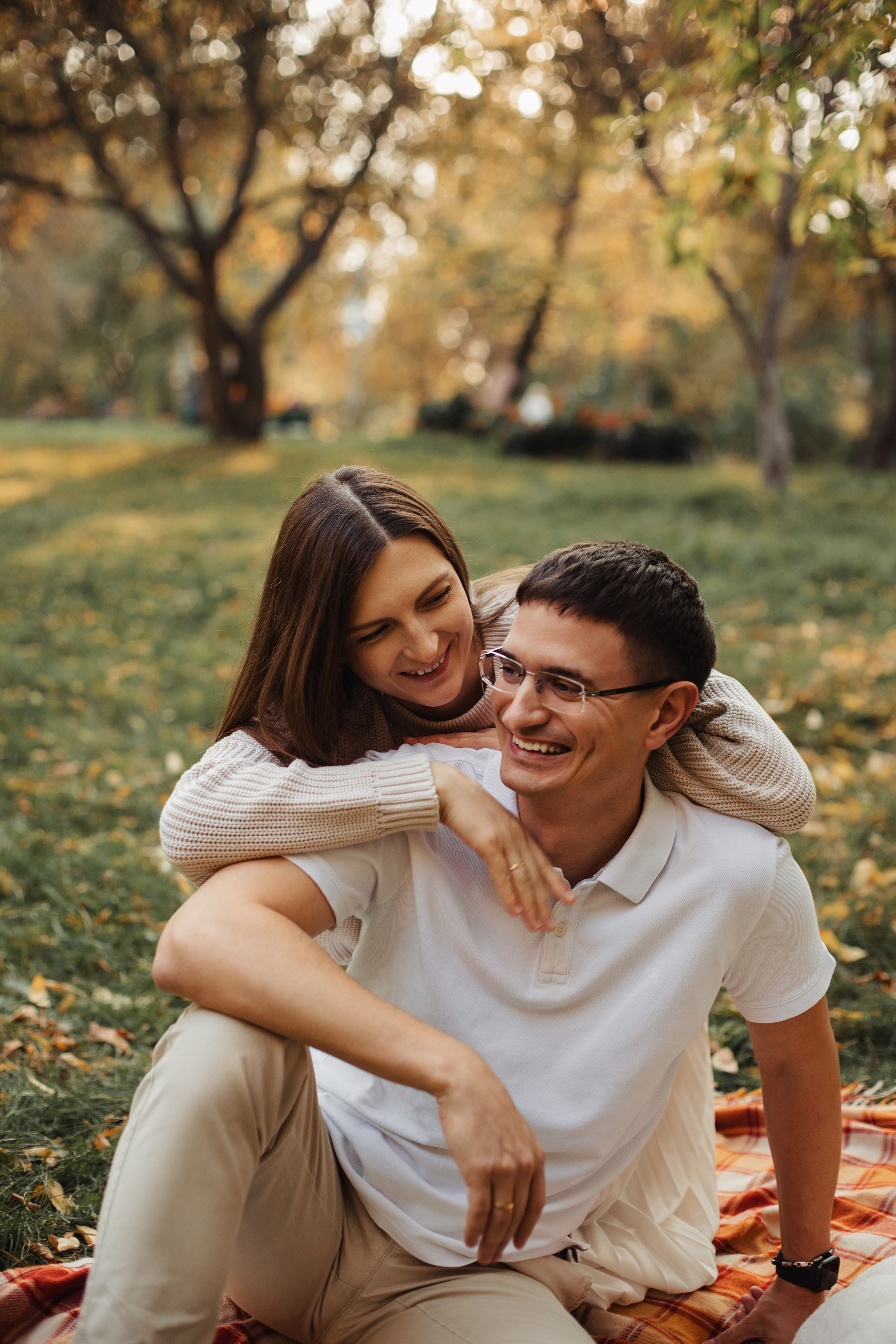 Осенняя фотосессия в парке. Фотограф Анна Лазарева