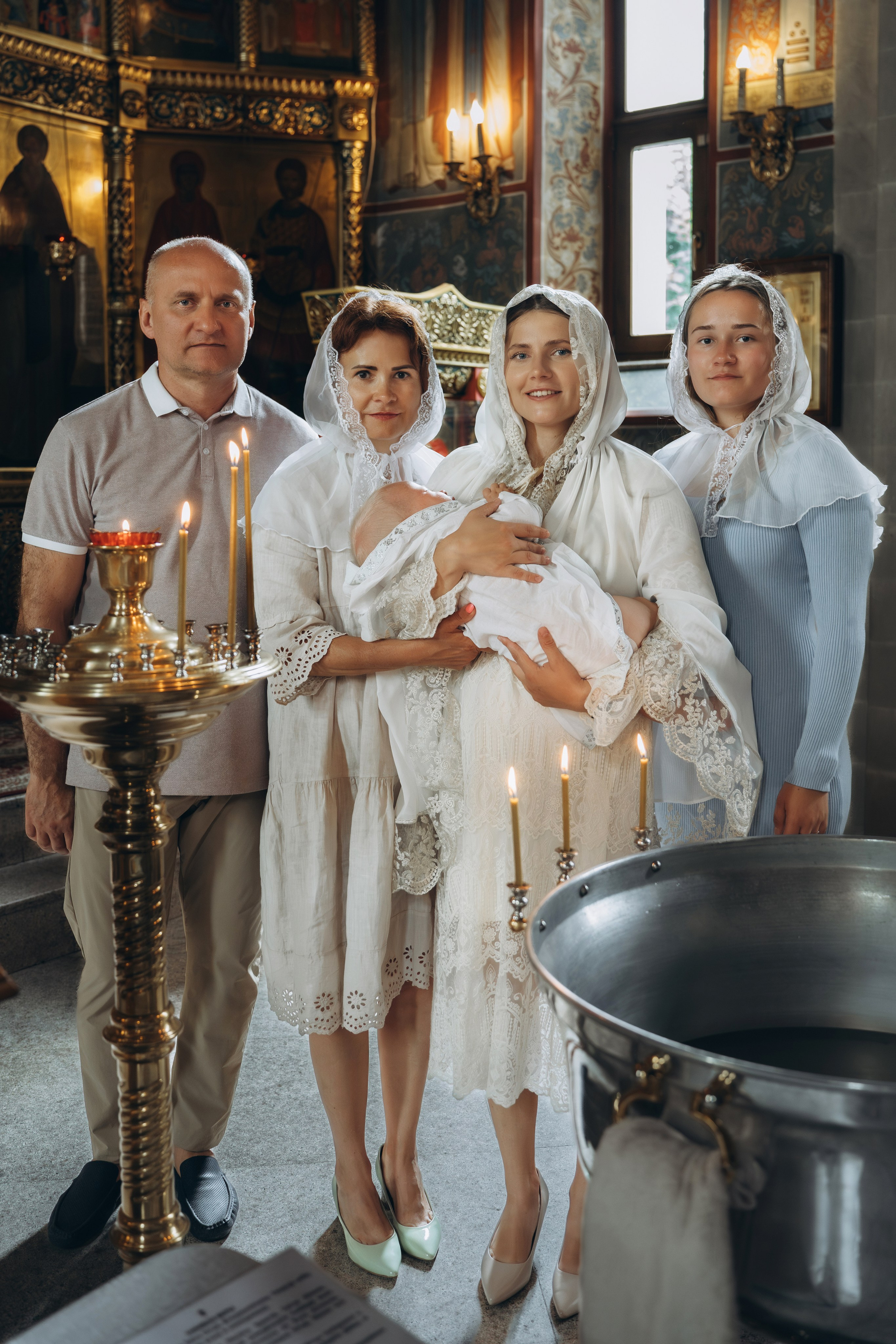 Крещение Александра. Фотограф Ольга Рубцова в Москве и Московской области