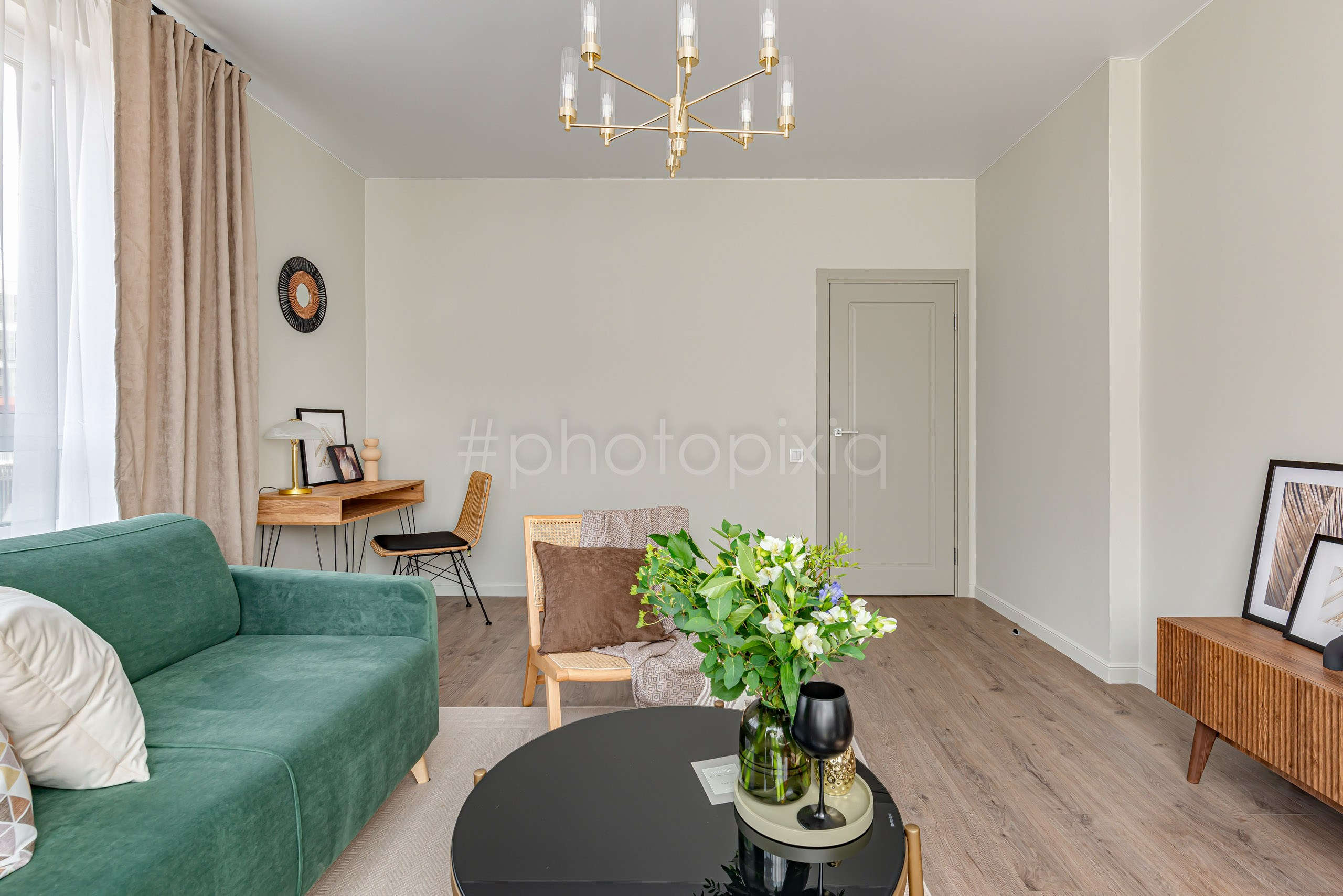 Фотосъёмка двухкомнатной квартиры для продажи. Интерьерная съёмка и виртуальные туры — Интерьерный фотограф Кузнецов Сергей (photopixiq)