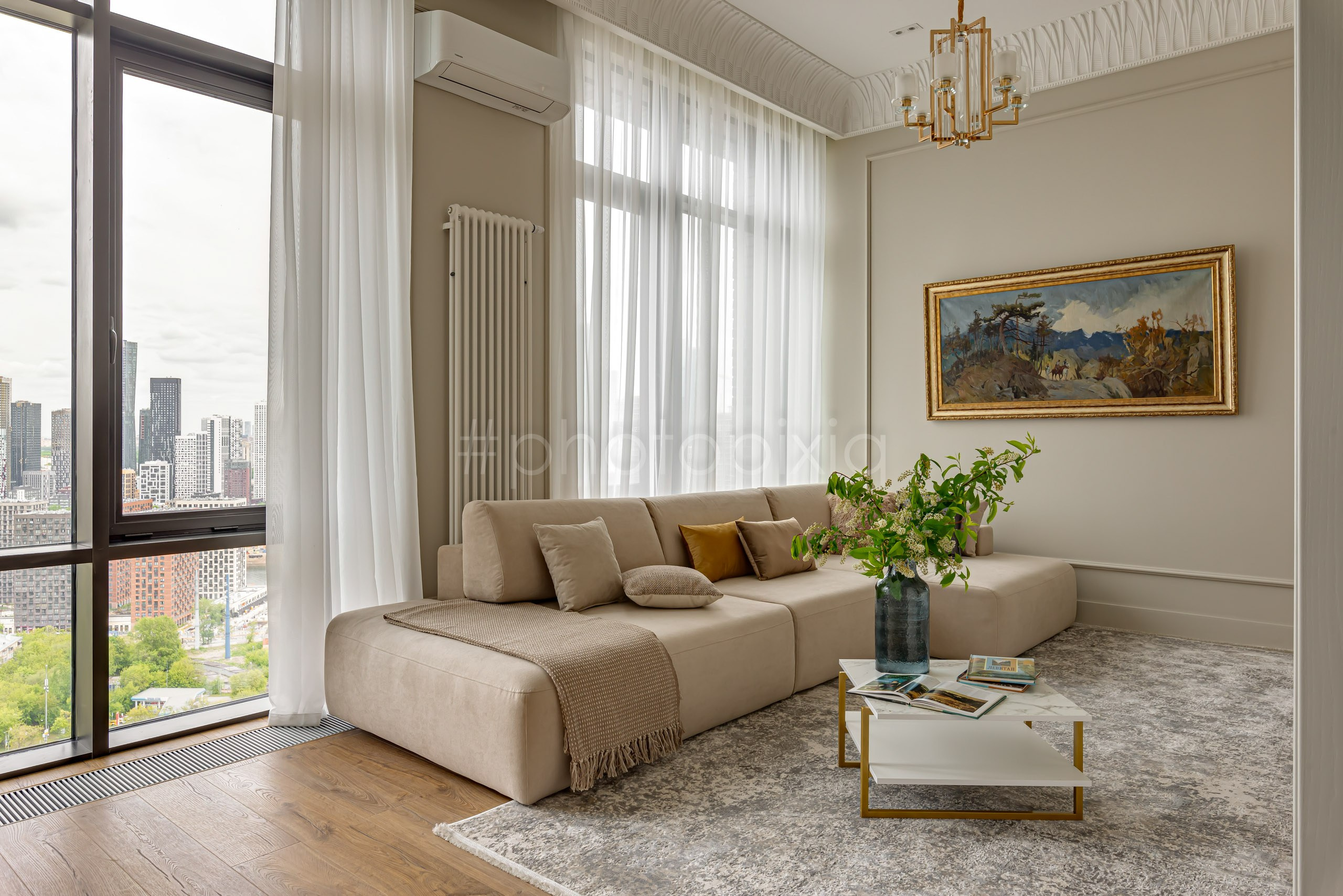 Интерьерная съёмка квартиры в Фили Сити. Интерьерная съёмка и виртуальные туры — Интерьерный фотограф Кузнецов Сергей (photopixiq)